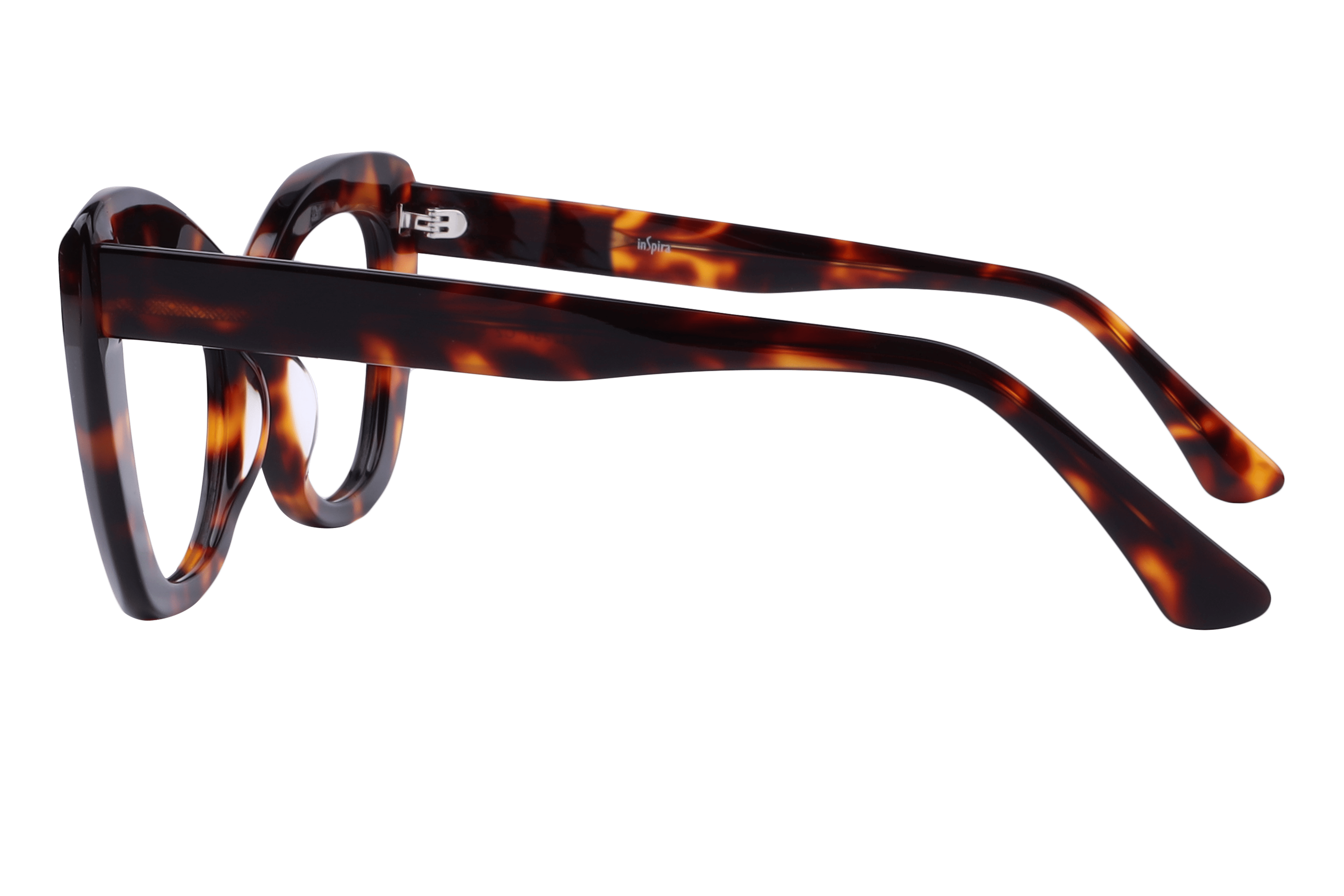 Inspira ASJ2237 Frame Havana Female Full Shell Frame — Havana frame — view 3