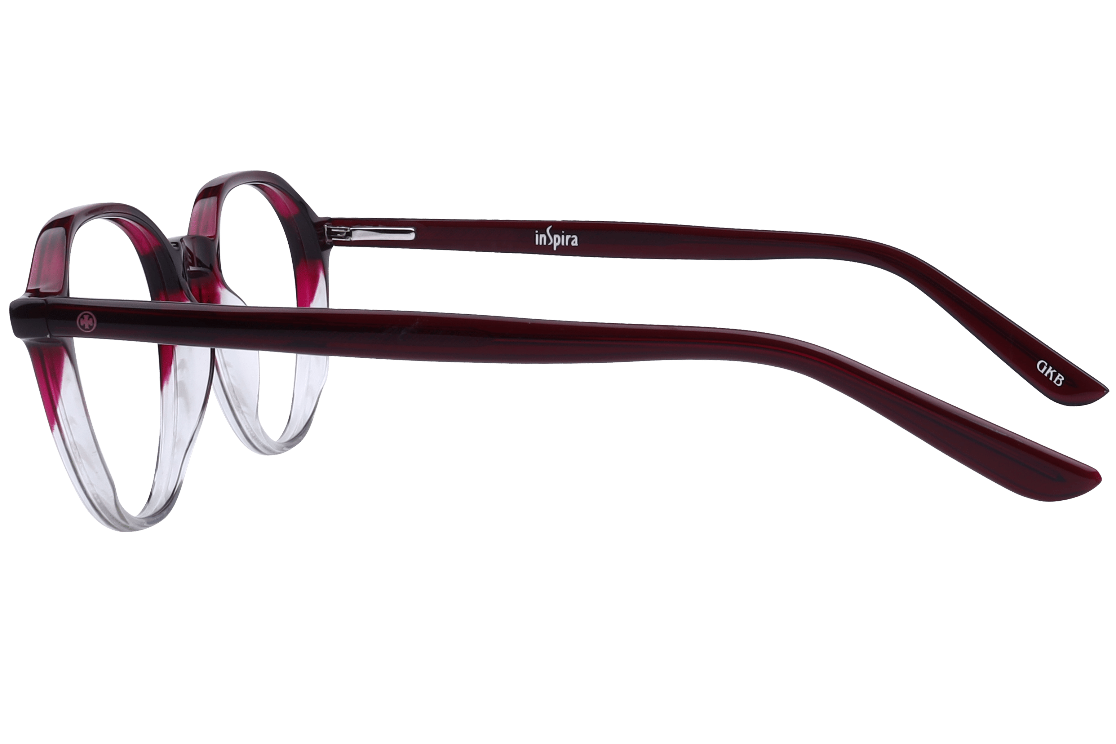Inspira F2046 Frame Violet Female Full Shell Frame — Violet frame — view 3