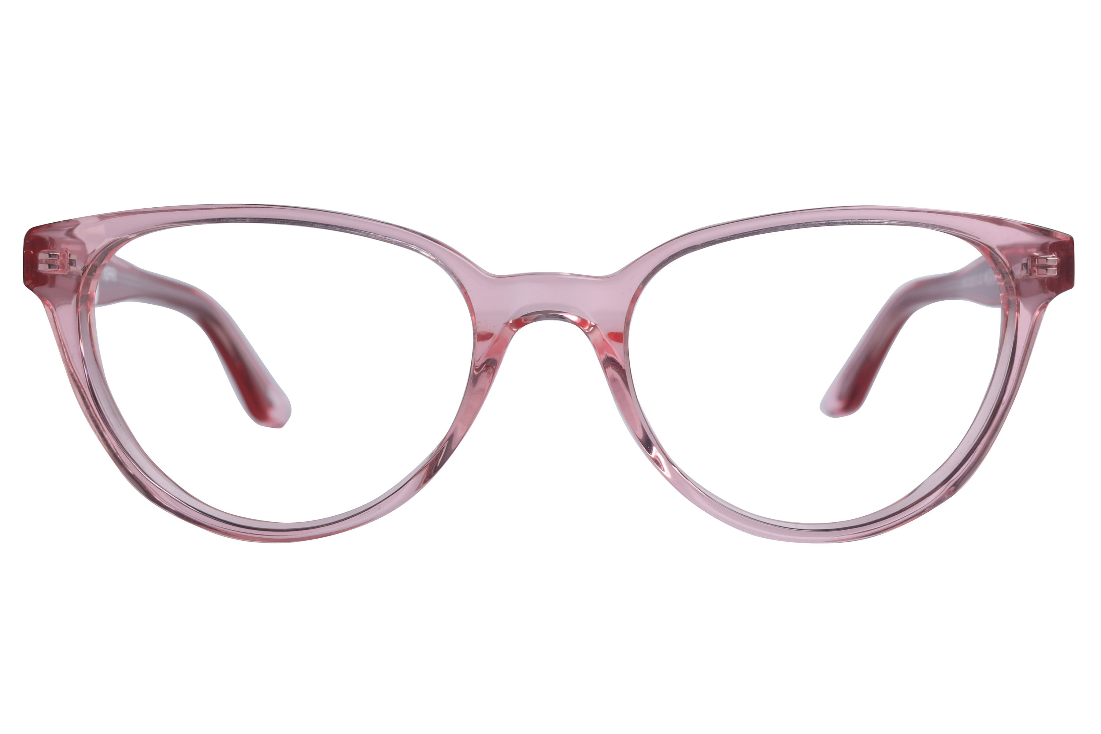 Inspira F2133 Frame Transparent Pink Female Full Shell — Transparent Pink frame