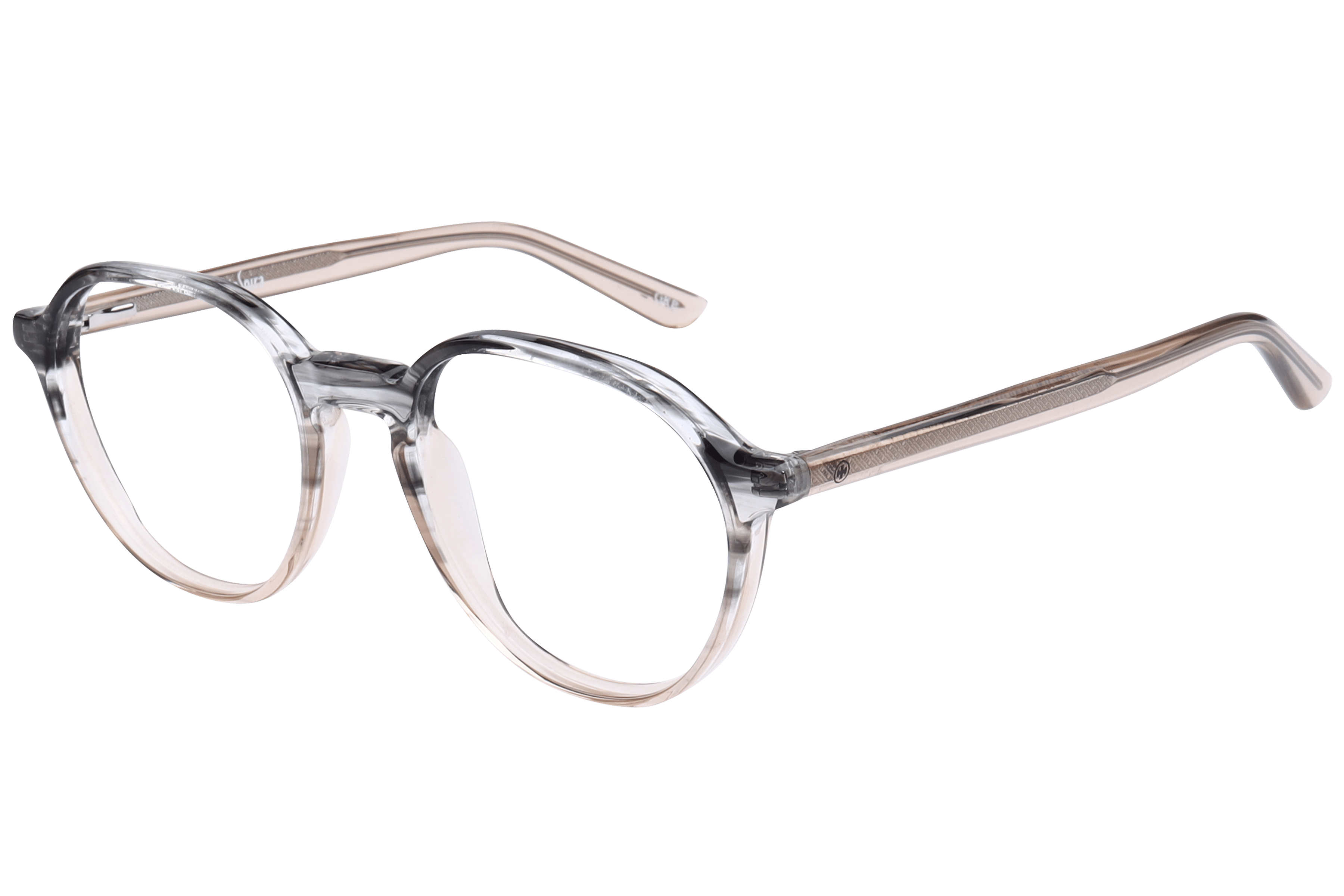 Inspira F2046 Frame Transparent Brown Female Full Shell — Transparent Brown frame