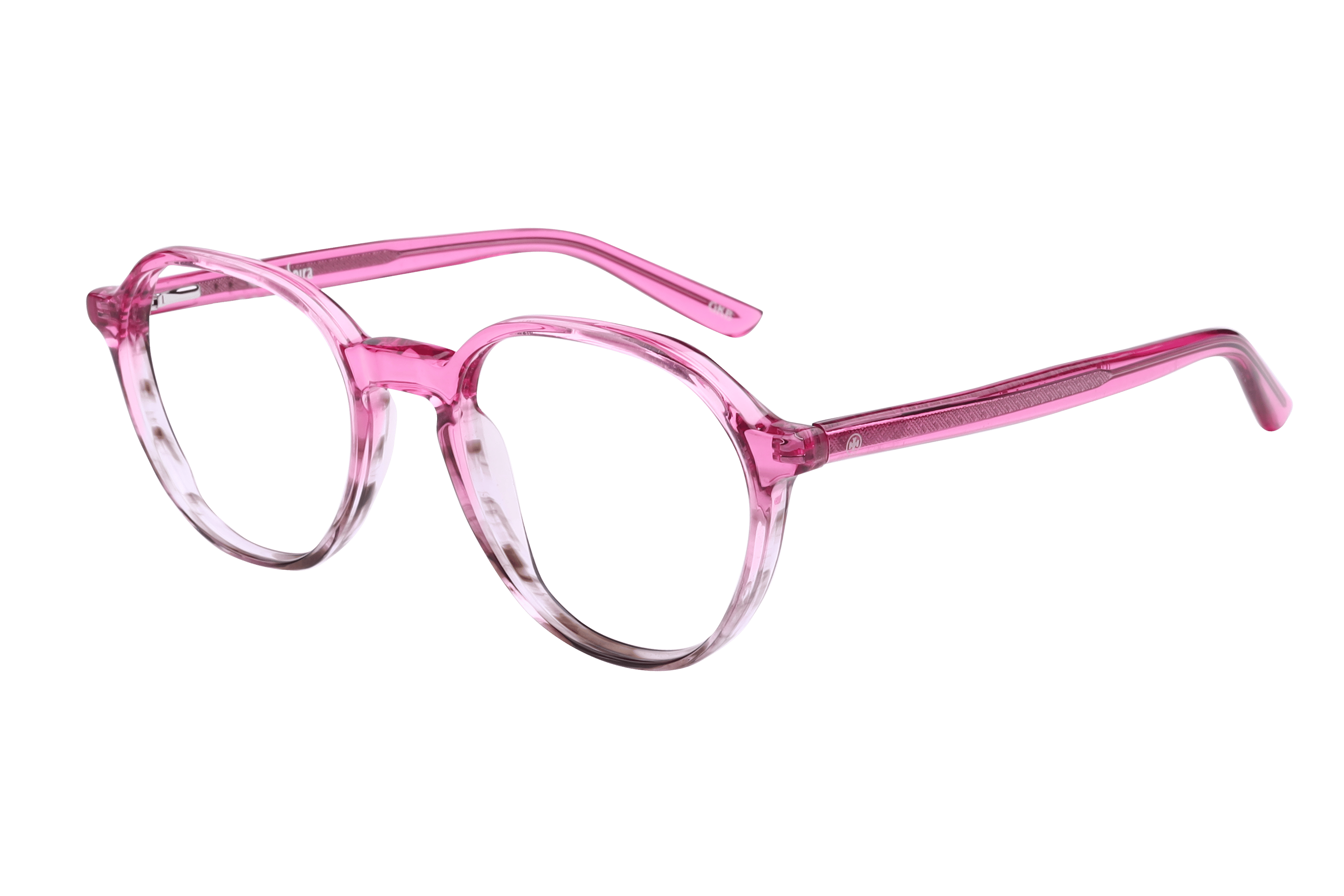 Inspira F2046 Frame Transparent Pink Female Full Shell — Transparent Pink frame