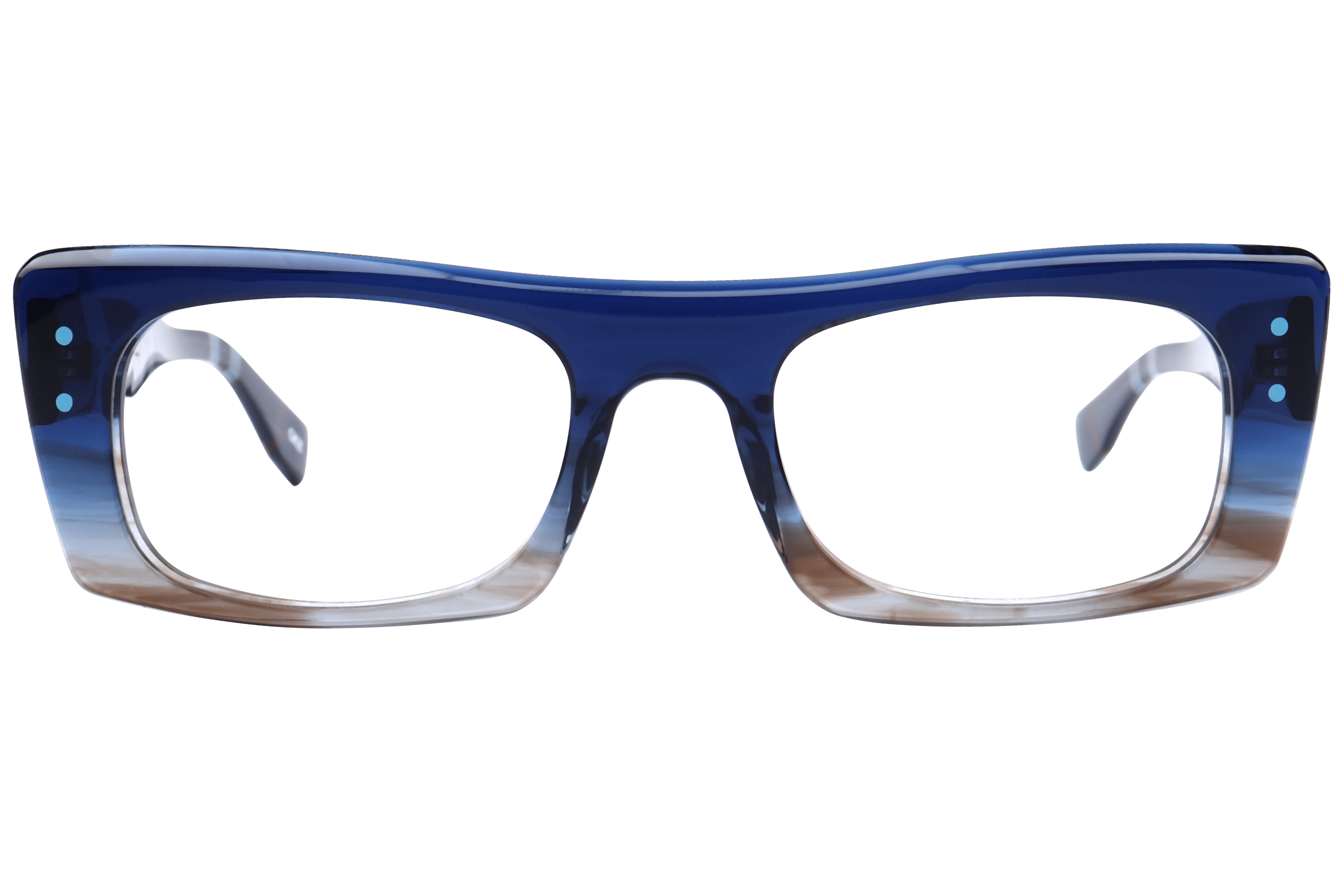 Inspira F2040 Frame Blue Female Full Shell Frame — Blue frame — view 2