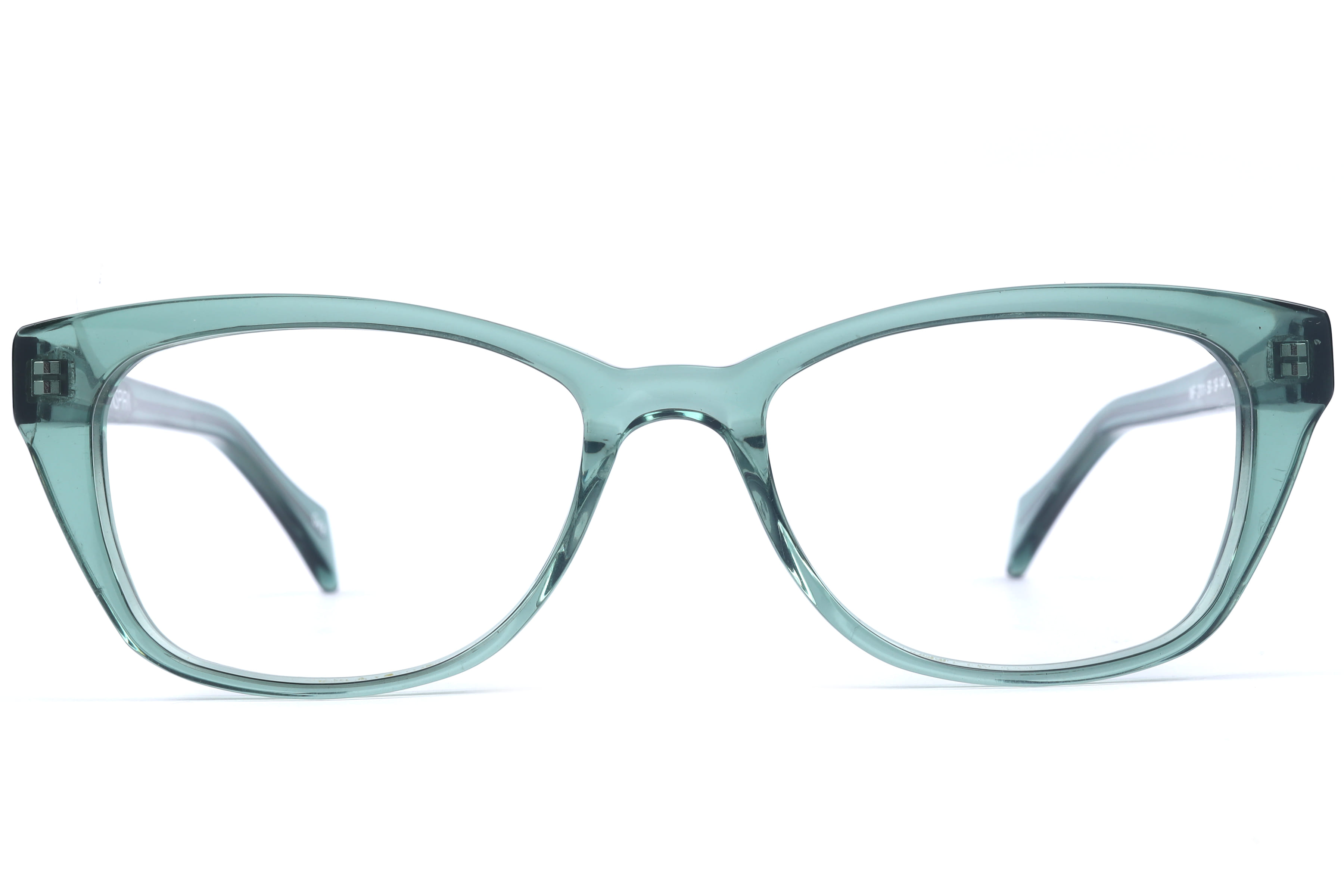 Inspira F2111 Frame Transparent Green Female Full Shell — Transparent Green frame