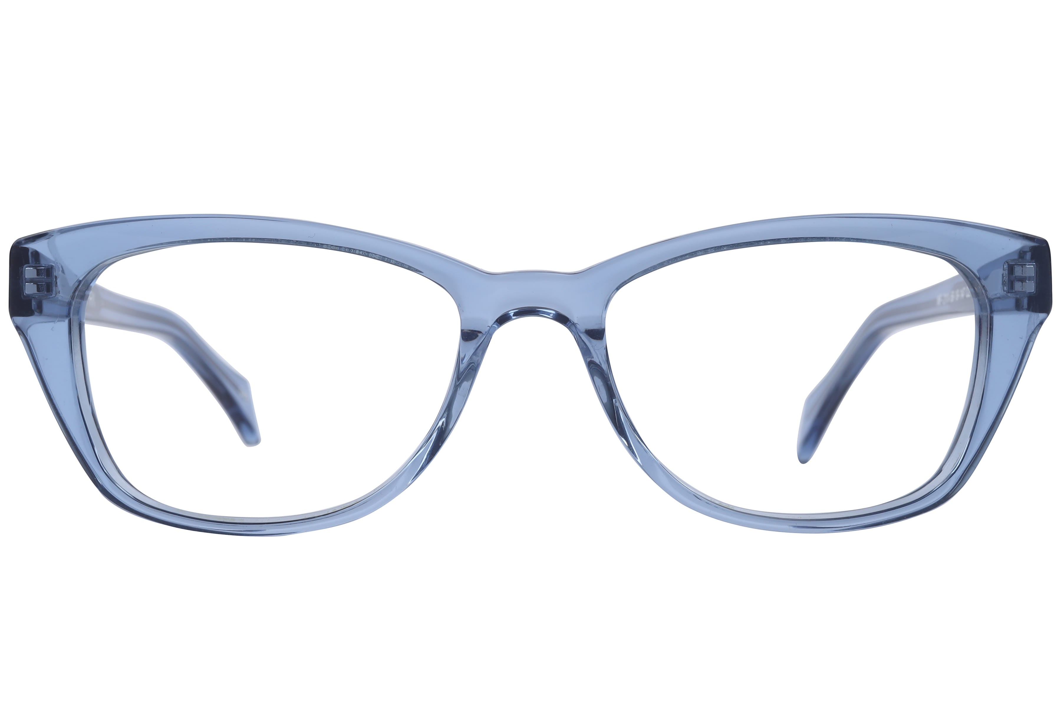 Inspira F2111 Frame Transparent Blue Female Full Shell — Transparent Blue frame
