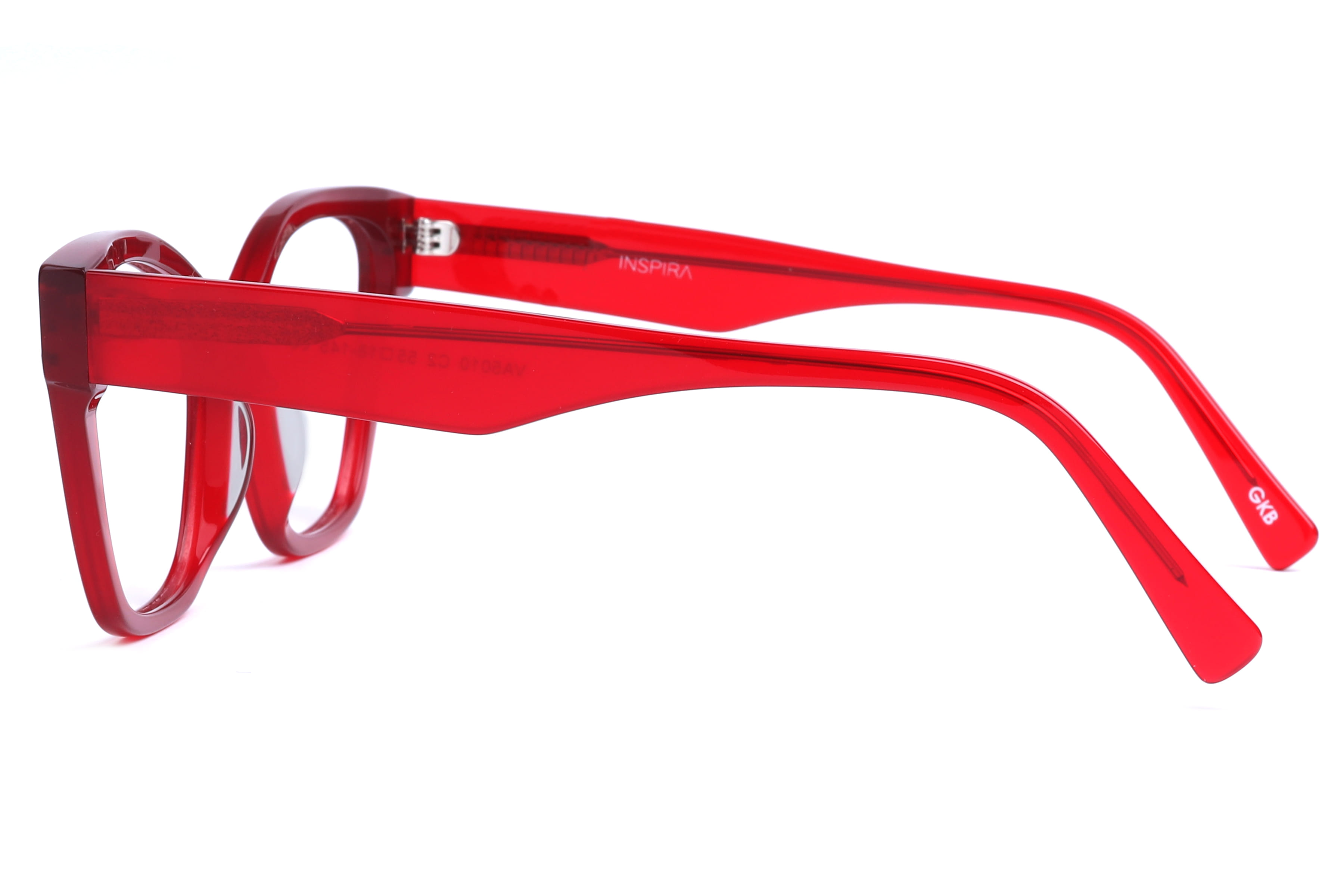 Inspira VA5010 Frame Red Female Full Shell Frame — Red frame — view 3