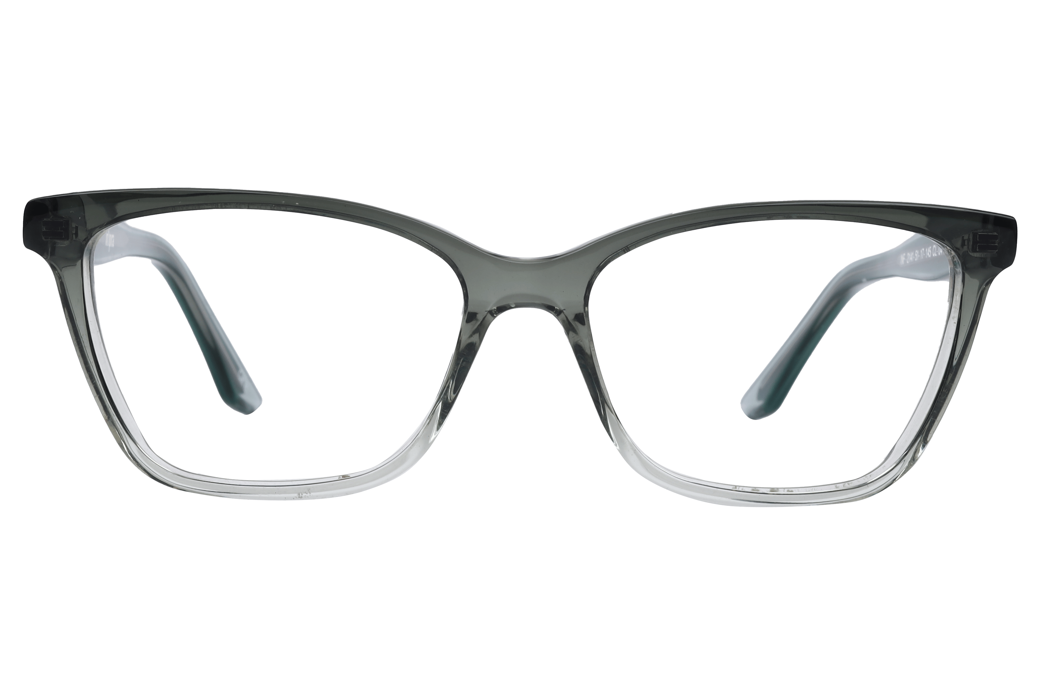 Inspira F2141 Frame Transparent Green Female Full Shell Frame — Transparent Green frame — view 2