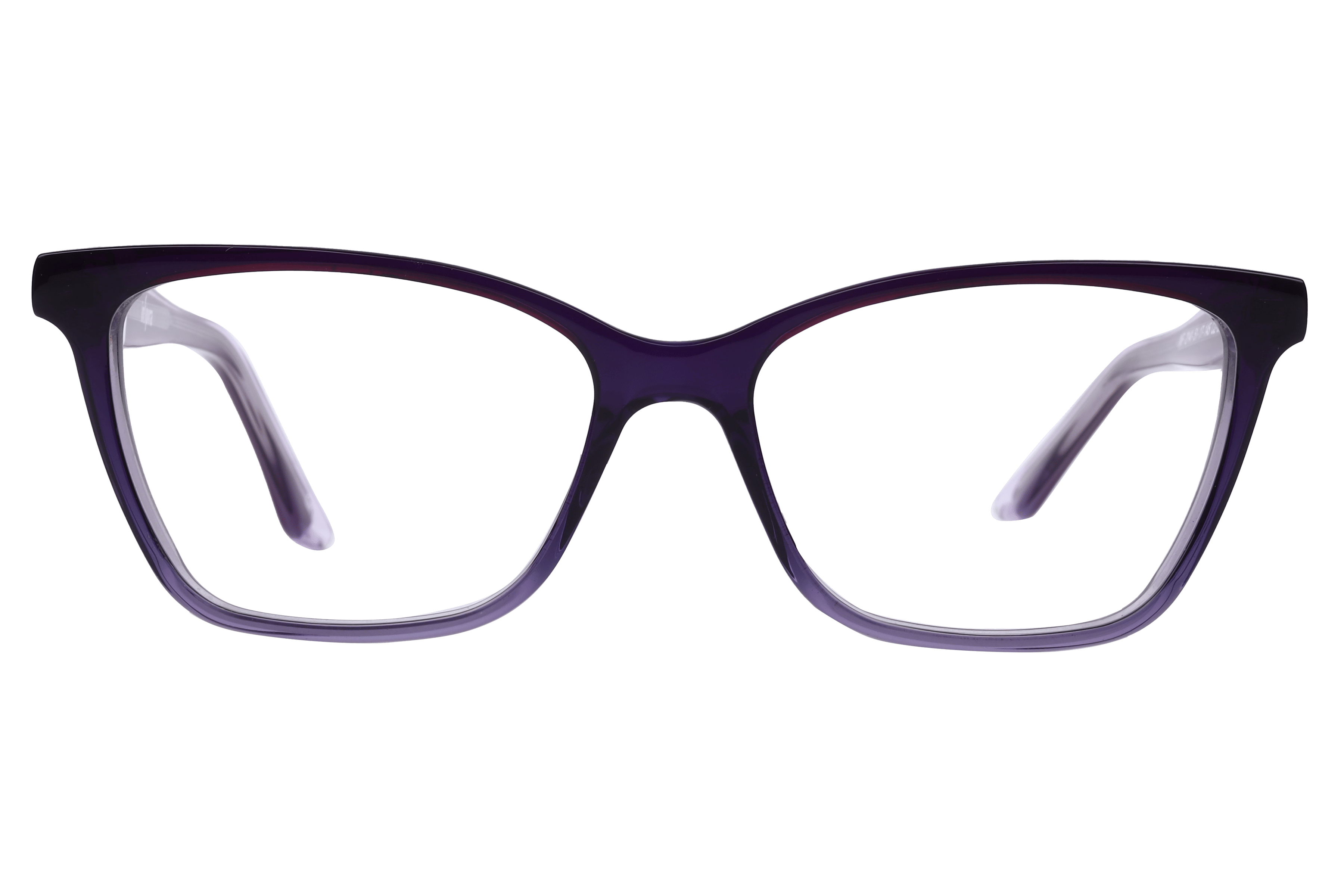 Inspira F2141 Frame Transparent Violet Female Full Shell Frame — Transparent Violet frame — view 2