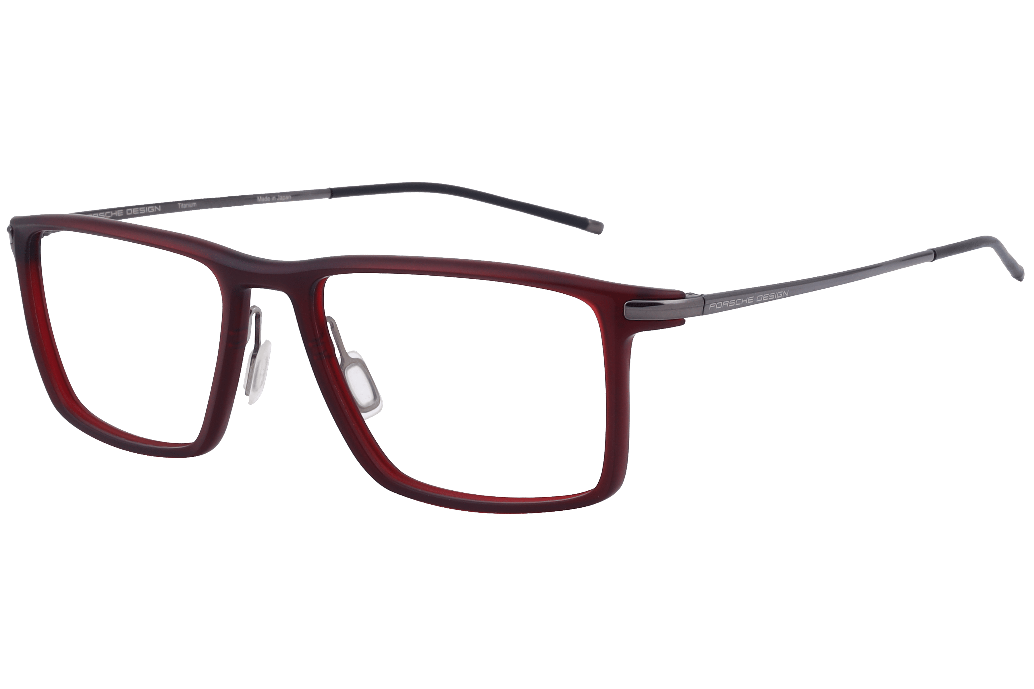 Porsche P8363 Frame Red Male Full Titanium Frame — Red frame — alternate view