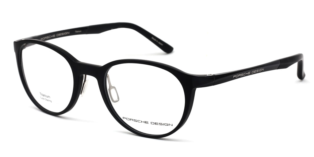 Porsche P8342 Frame Black Unisex Full Titanium — Red frame