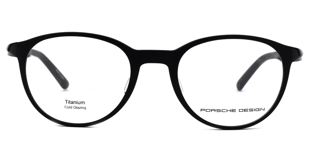 Porsche P8342 Frame Black Unisex Full Titanium — Red frame