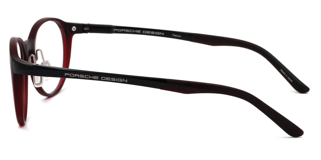 Porsche P8342 Frame Red Unisex Full Titanium Frame — Red frame — view 4