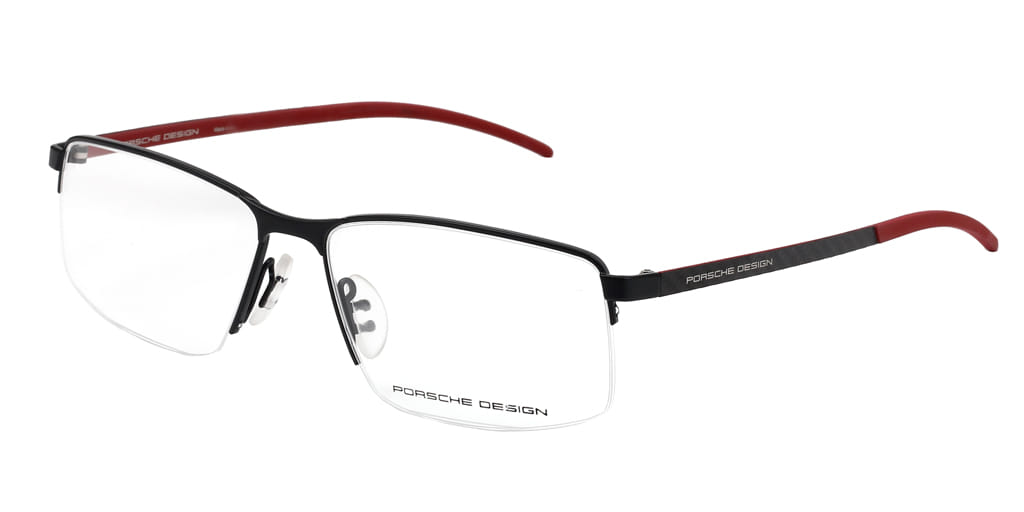 Porsche P8347 Frame Black Male Supra Carbon Fiber — Blue frame