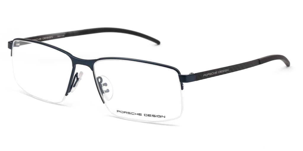 Porsche P8347 Frame Blue Male Supra Carbon Fiber Frame — Blue frame — alternate view