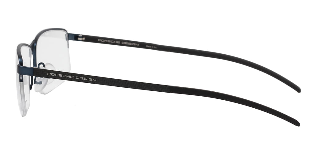 Porsche P8347 Frame Blue Male Supra Carbon Fiber Frame — Blue frame — view 4