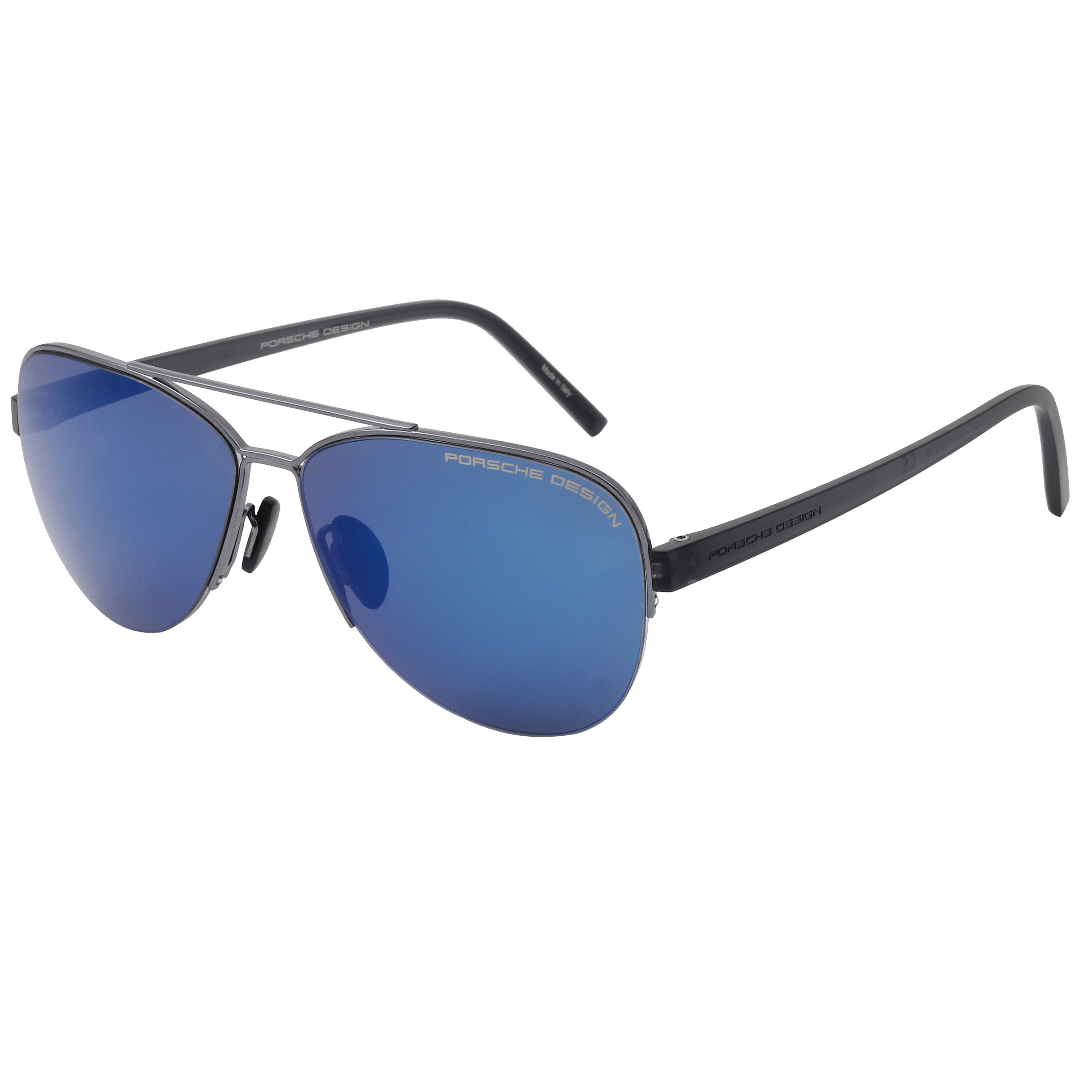 Porsche P 8676 Sunglass Grey Male Supra Shell Sunglass — Grey frame — alternate view