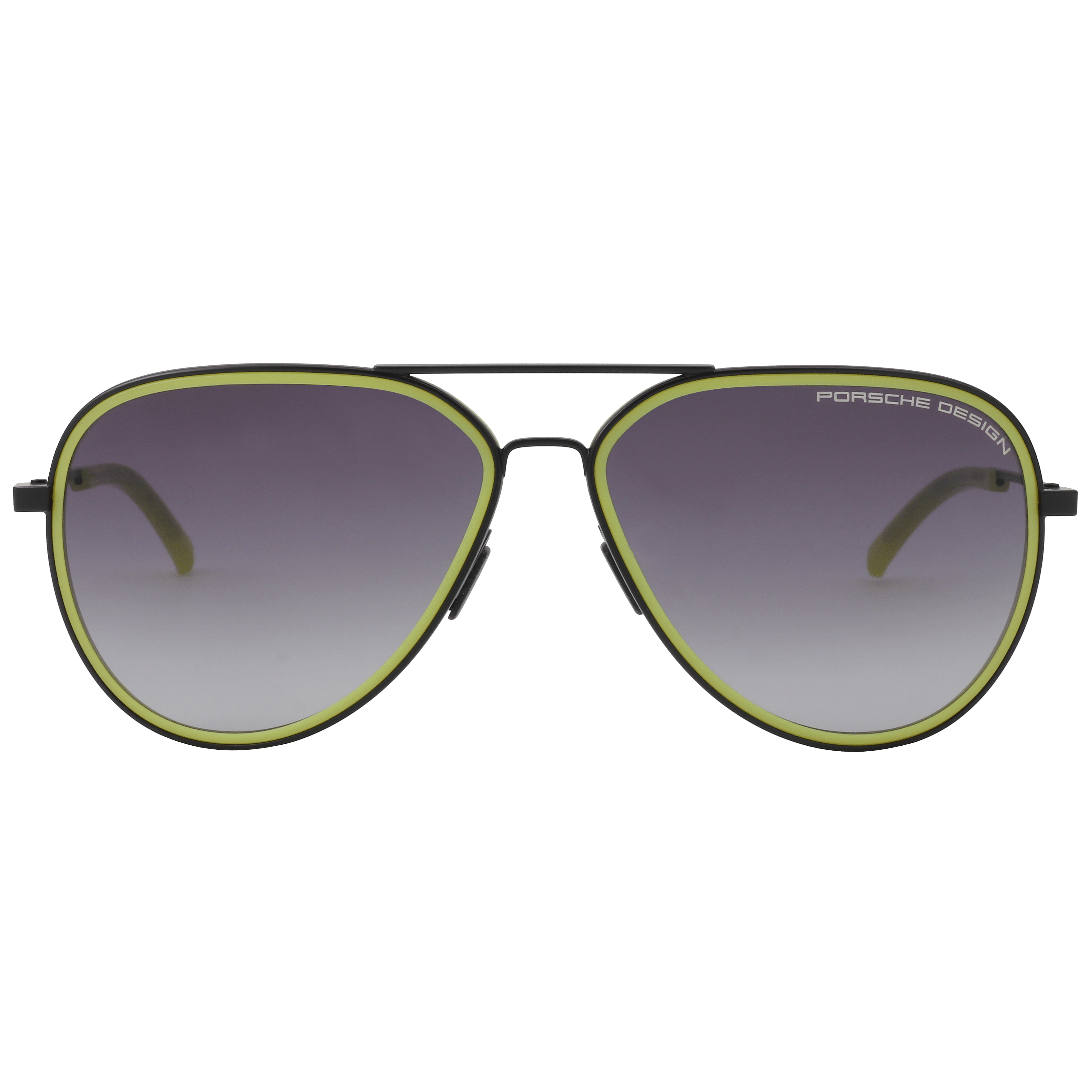 Porsche P 8691 Sunglass Black Male Full Metal Sunglass — Black frame