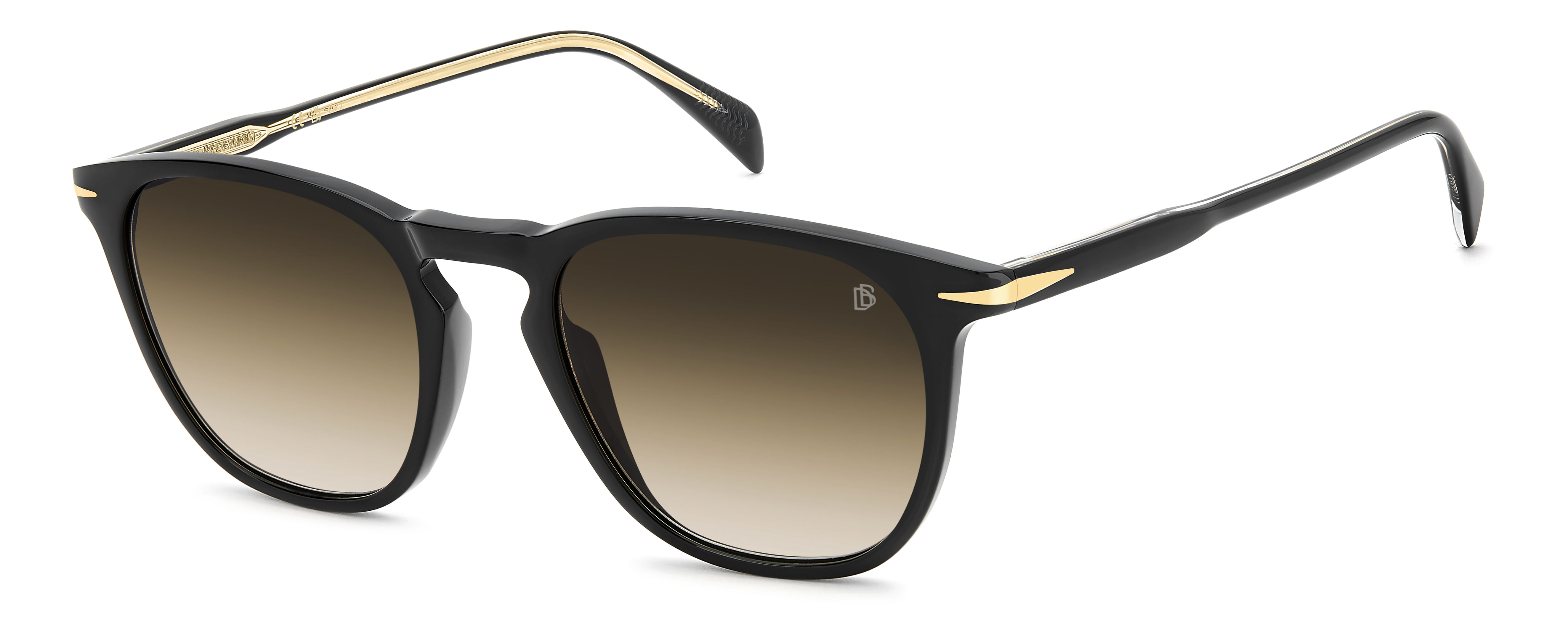 David Beckham DB 1160/S Sunglass Black Unisex Full Shell — Black frame
