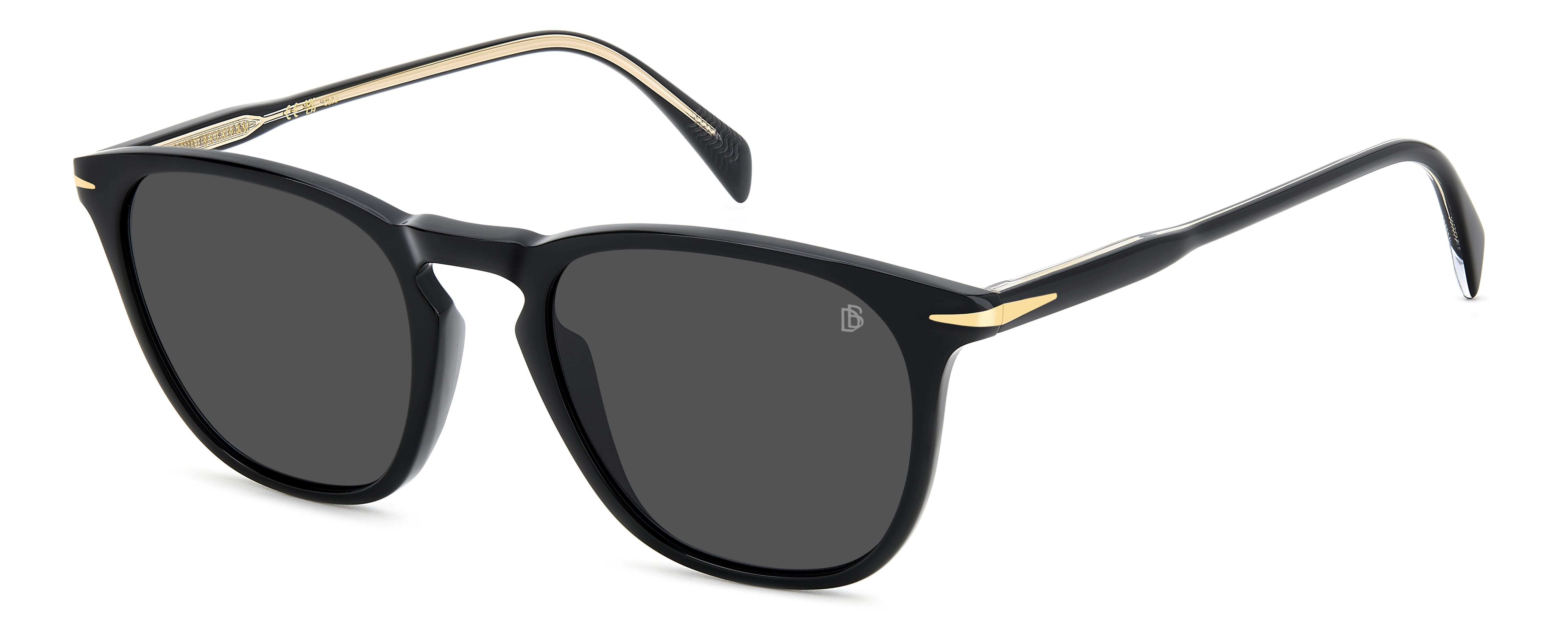 David Beckham DB 1160/S Sunglass Black Unisex Full Shell — Black frame