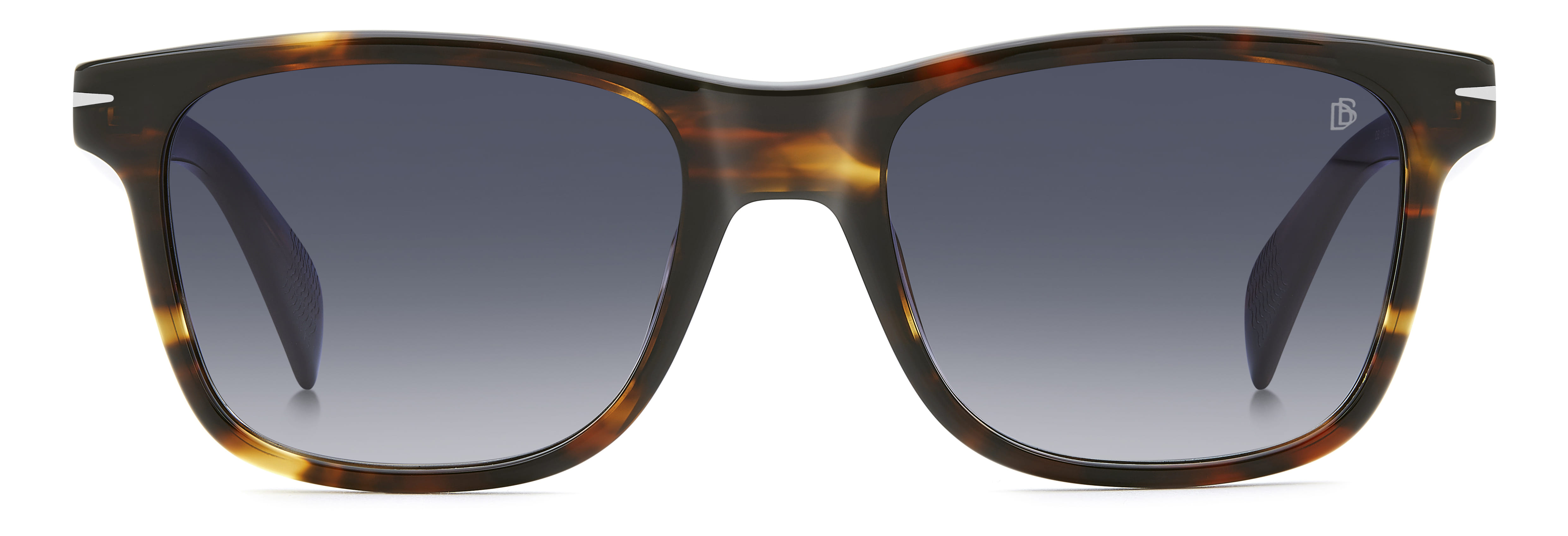 David Beckham DB 1197/S Sunglass Havana Male Full Shell Sunglass — Havana frame — view 2