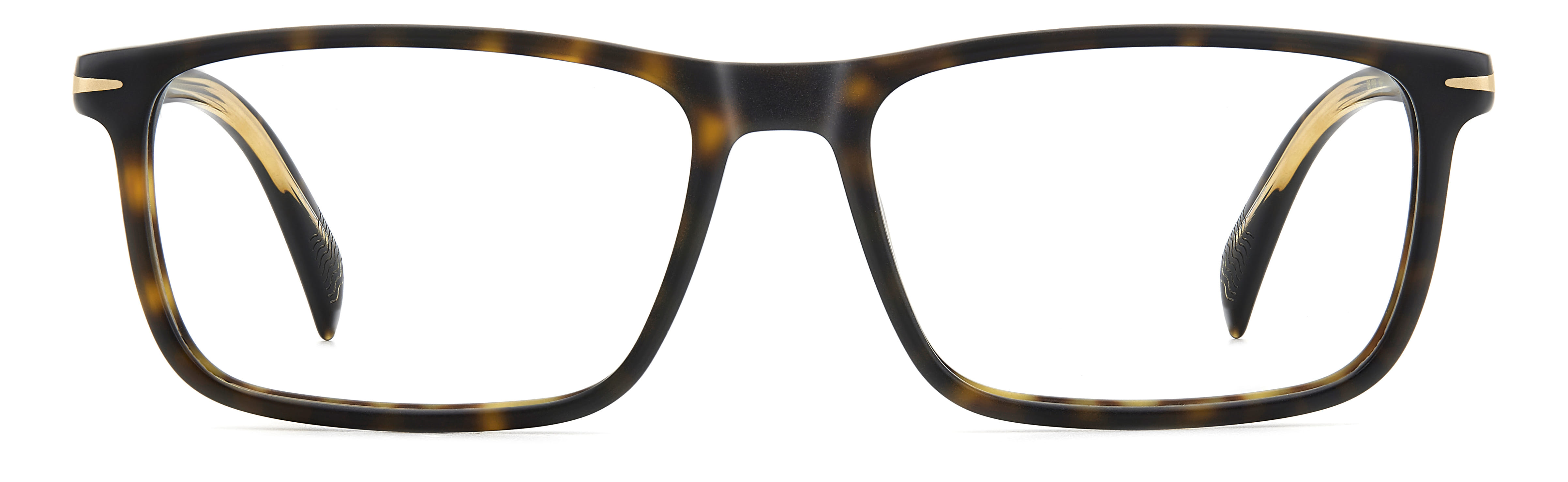 David Beckham DB 1019 Frame Matt Havana Male Full Shell Frame — Matt Havana frame — view 2