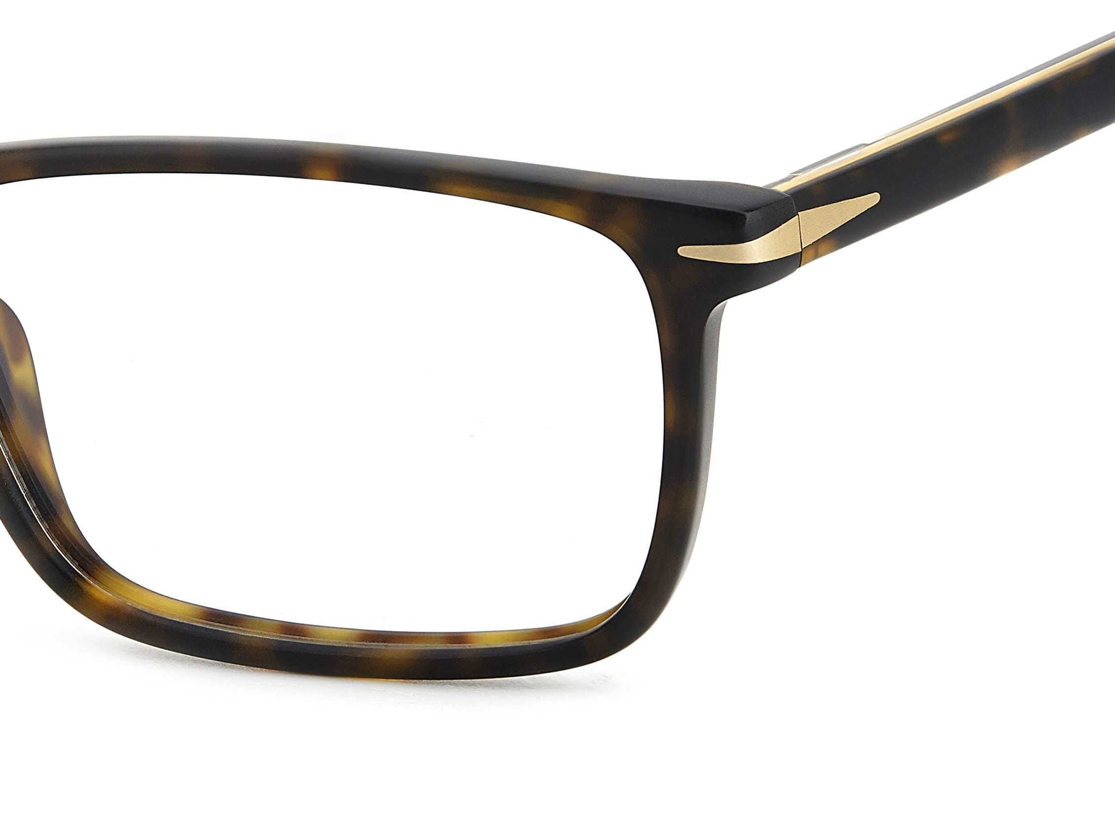 David Beckham DB 1019 Frame Matt Havana Male Full Shell Frame — Matt Havana frame — view 3