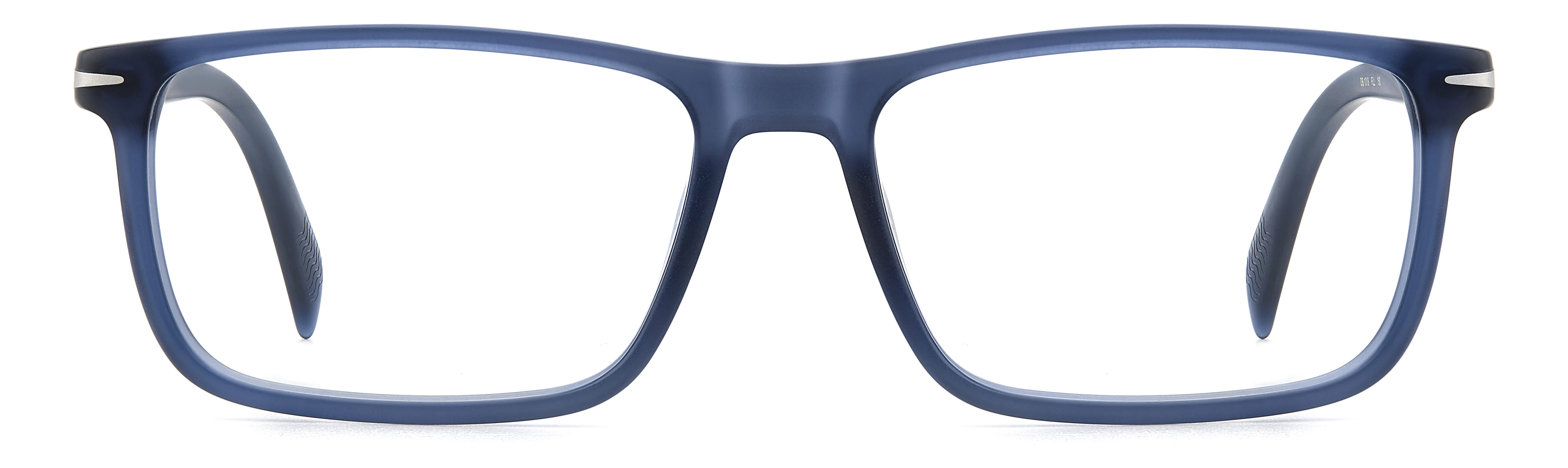 David Beckham DB 1019 Frame Matt Blue Male Full Shell Frame — Matt Blue frame — view 2