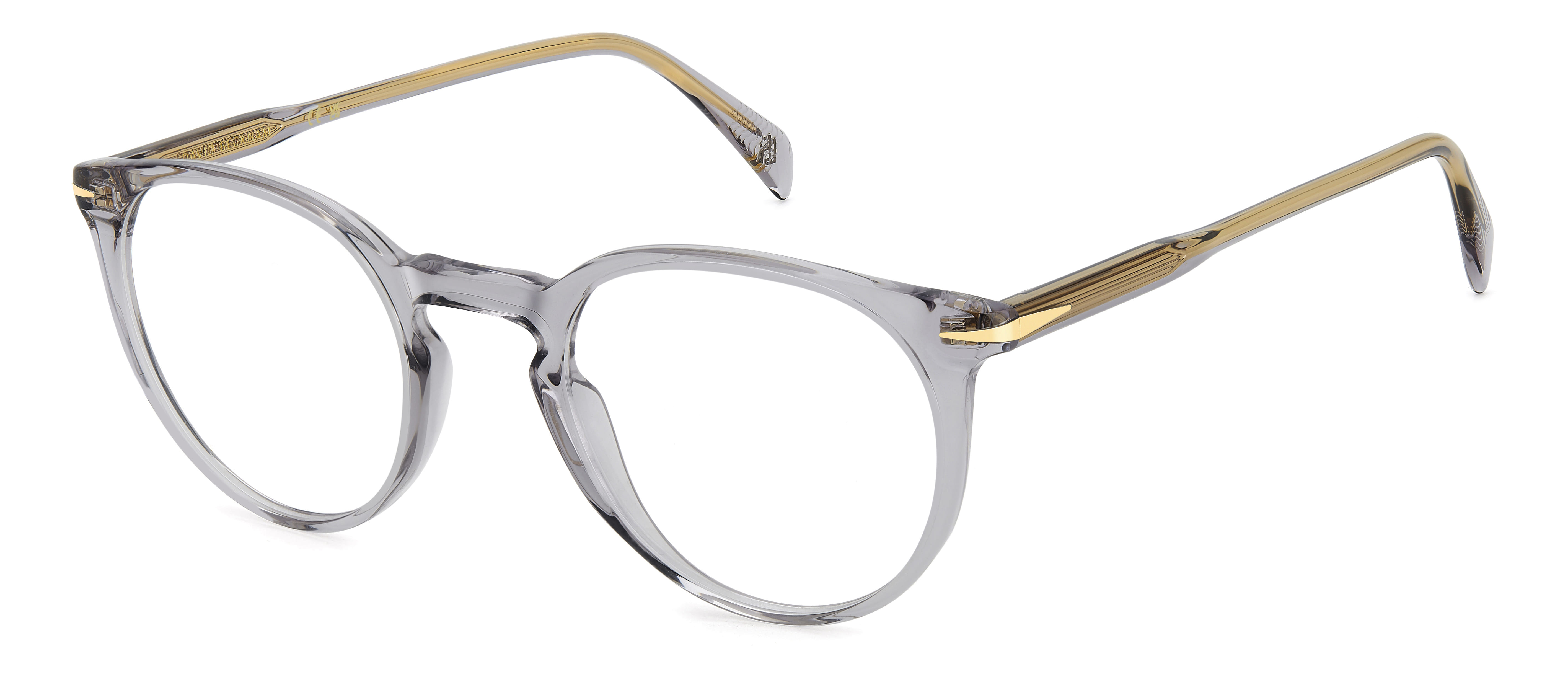 David Beckham DB 1139 Frame Transparent Grey Unisex Full She — Transparent Grey frame