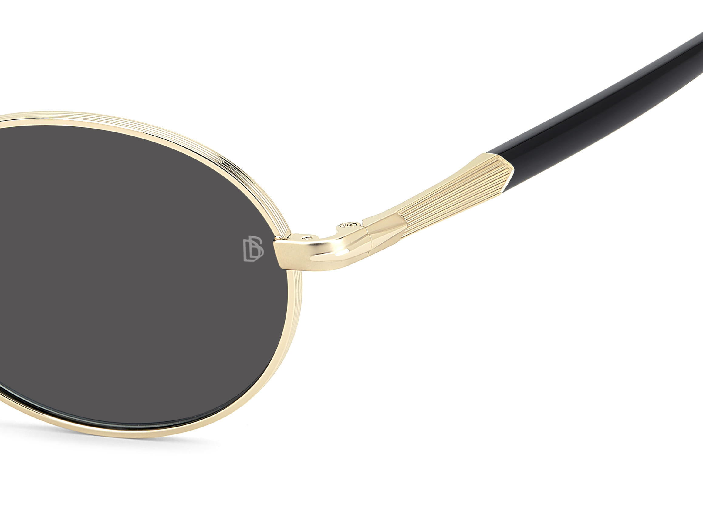 David Beckham DB 1196/S Sunglass Gold Unisex Full Metal Sunglass — Gold frame — view 3