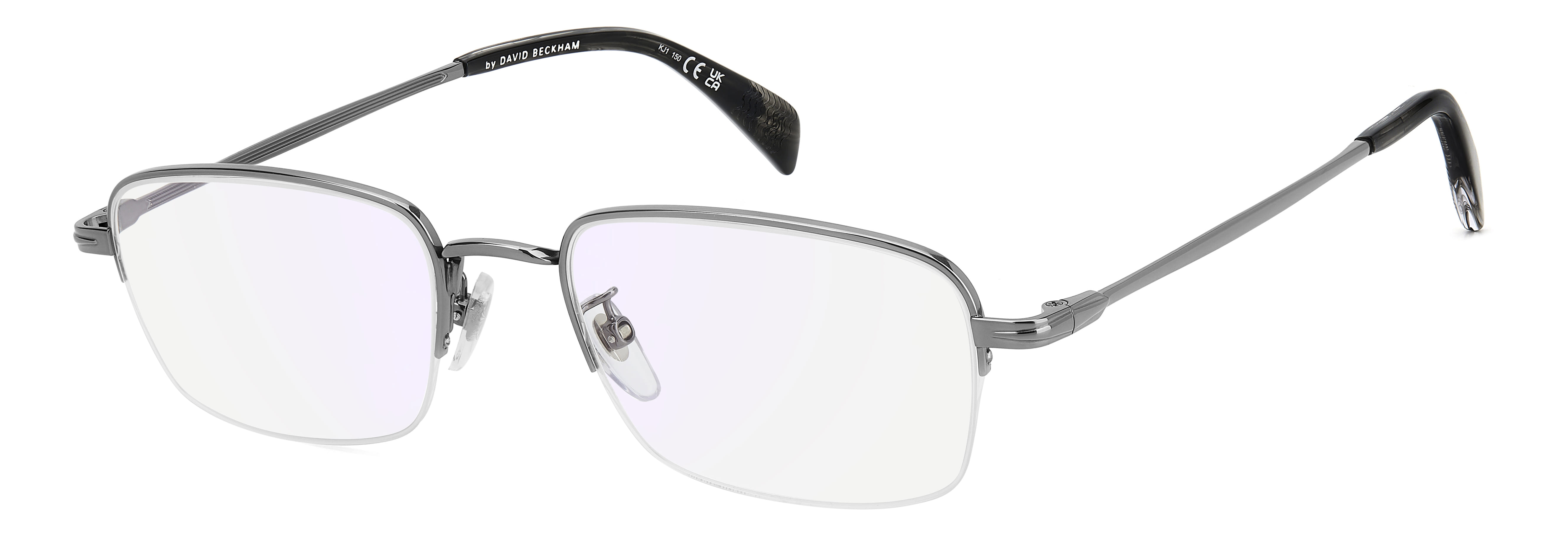 David Beckham DB 1190/F Frame Gun Metal Male Supra Titanium — Gun Metal frame