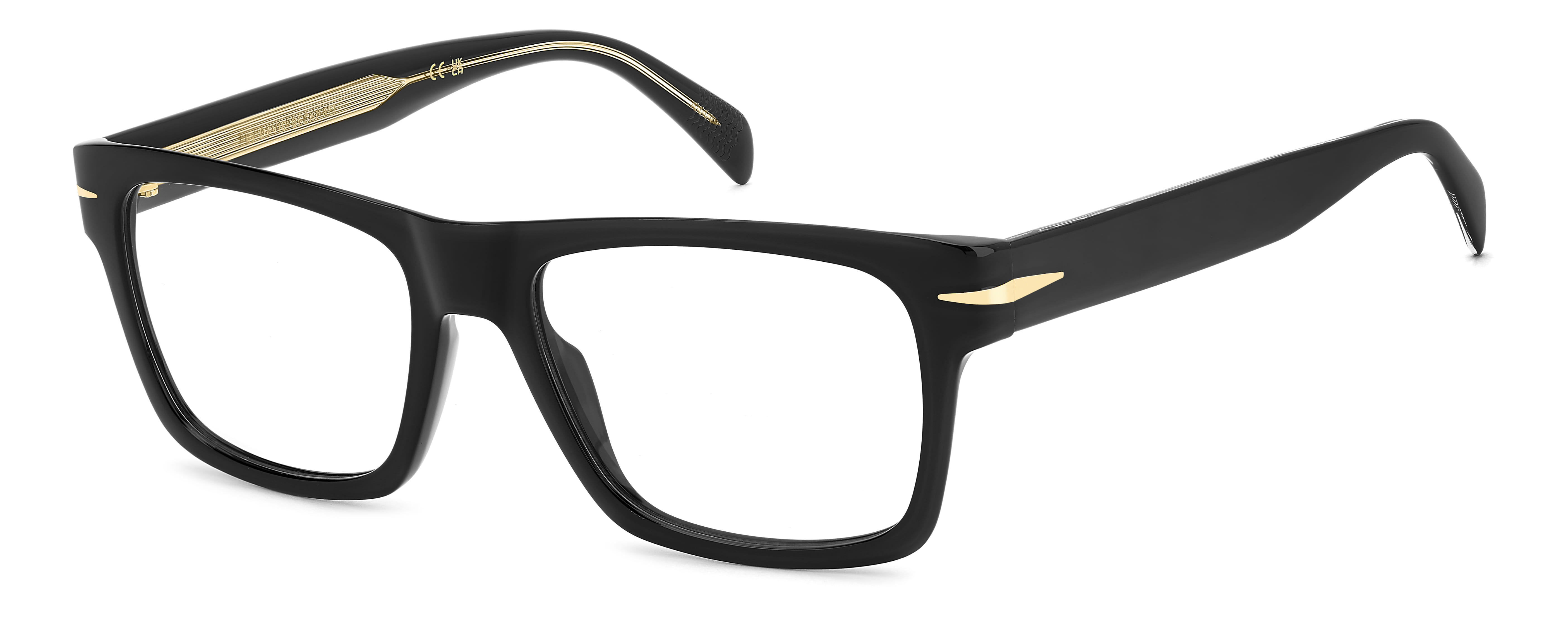 David Beckham DB 7155 Frame Black Male Full Shell — Black frame