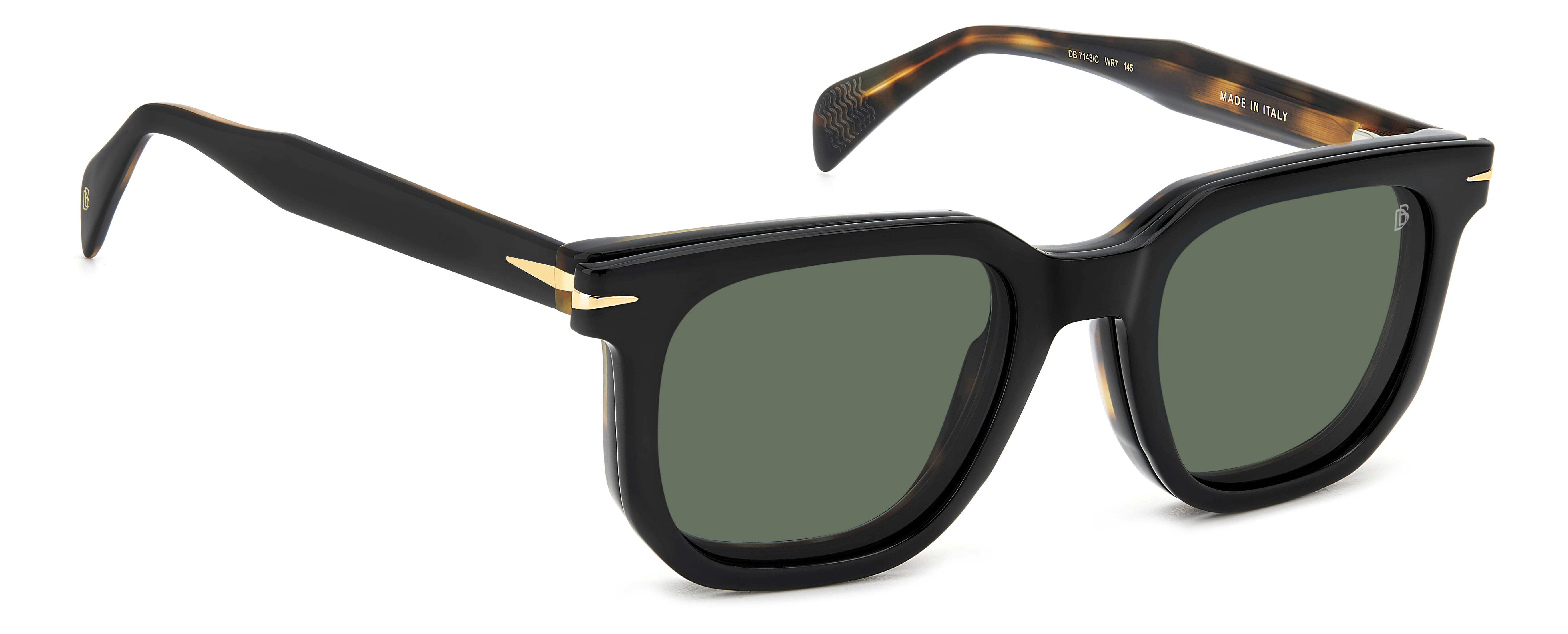 David Beckham DB 7143/C Frame Black Male Full Shell — Black frame
