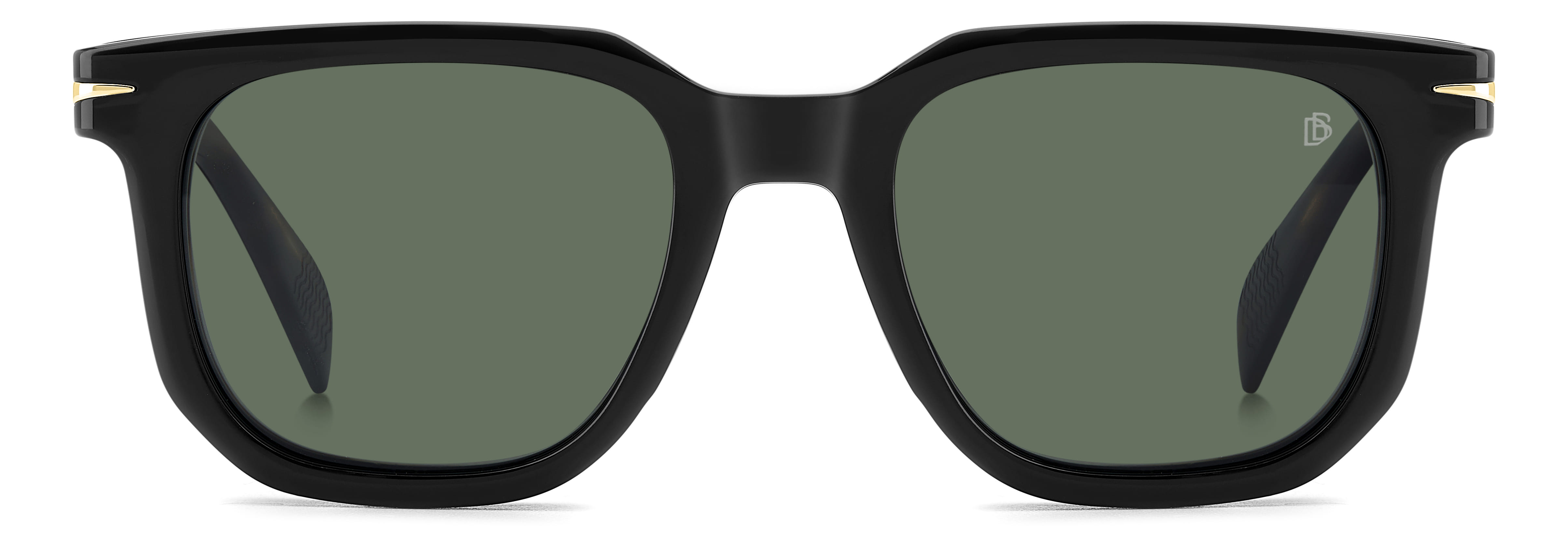 David Beckham DB 7143/C Frame Black Male Full Shell Frame — Black frame — view 2