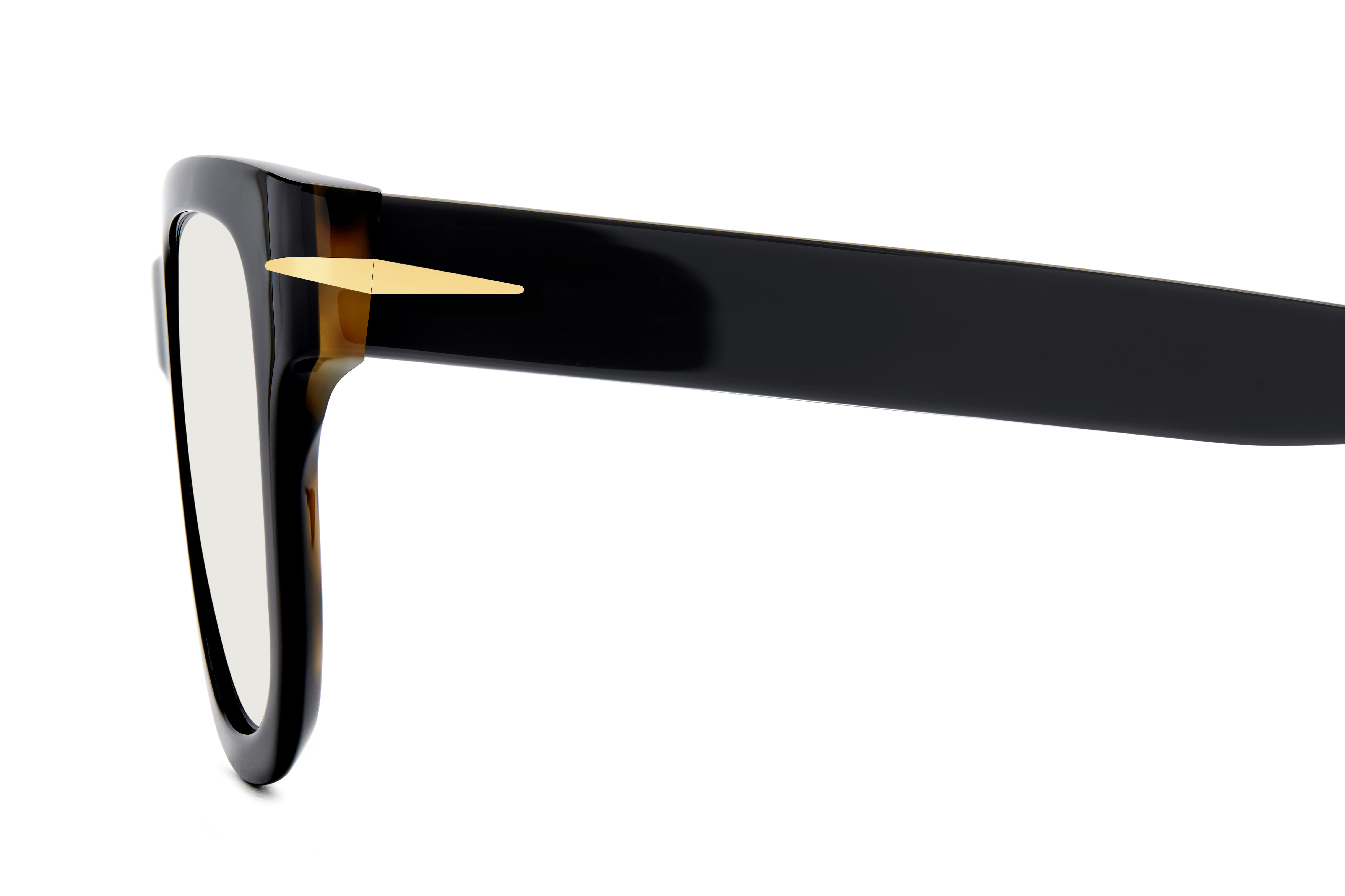 David Beckham DB 7130 Frame Black Male Full Shell Frame — Black frame — view 3