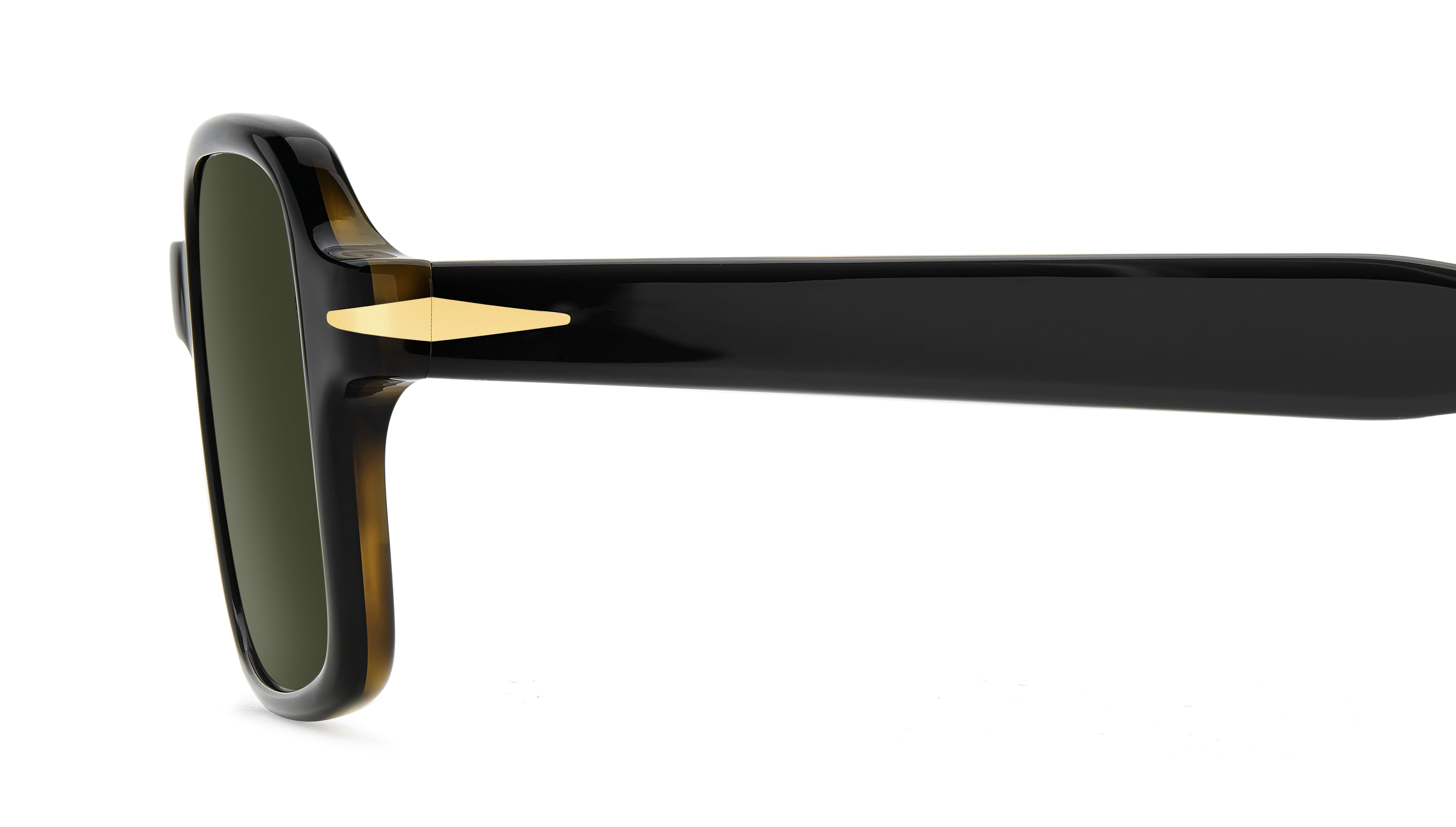 David Beckham DB 1179/S Sunglass Black Unisex Full Shell Sunglass — Black frame — view 3