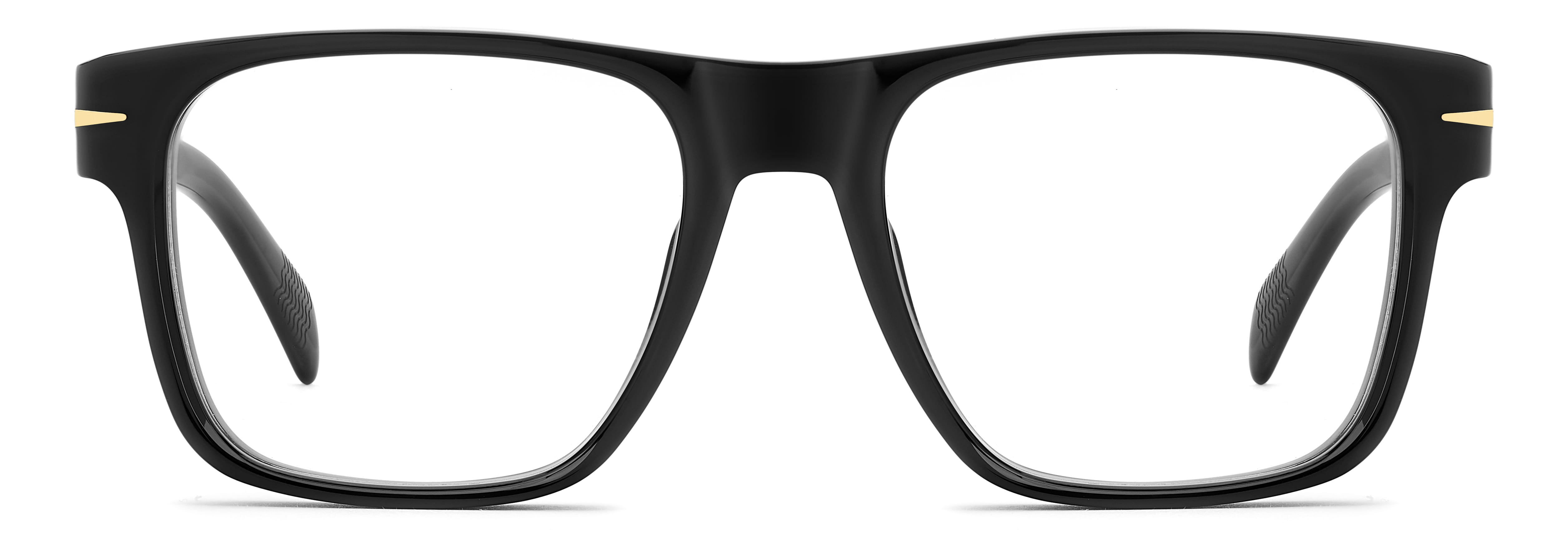 David Beckham DB 7020/CRATED Frame Black Male Full Shell Frame — Black frame — view 2