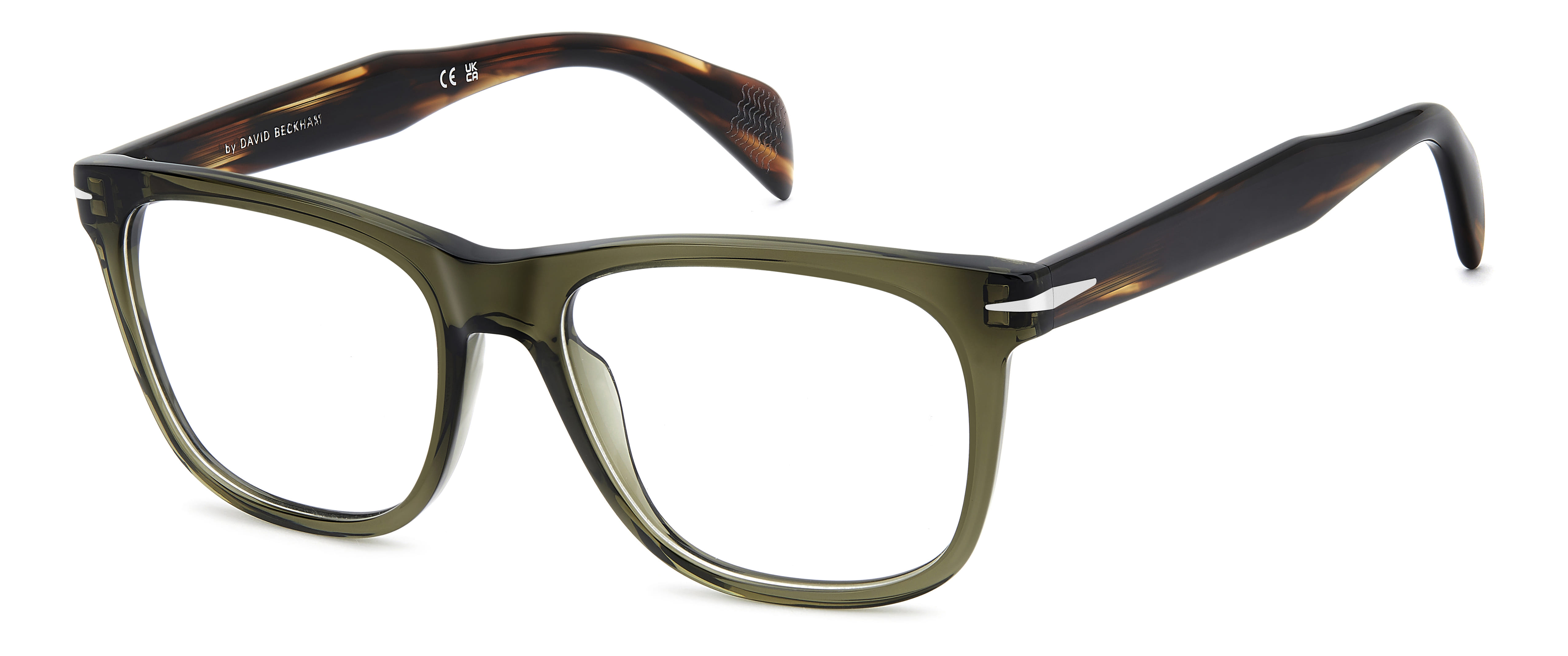 David Beckham DB 1208 Frame Olive Male Full Shell — Olive frame