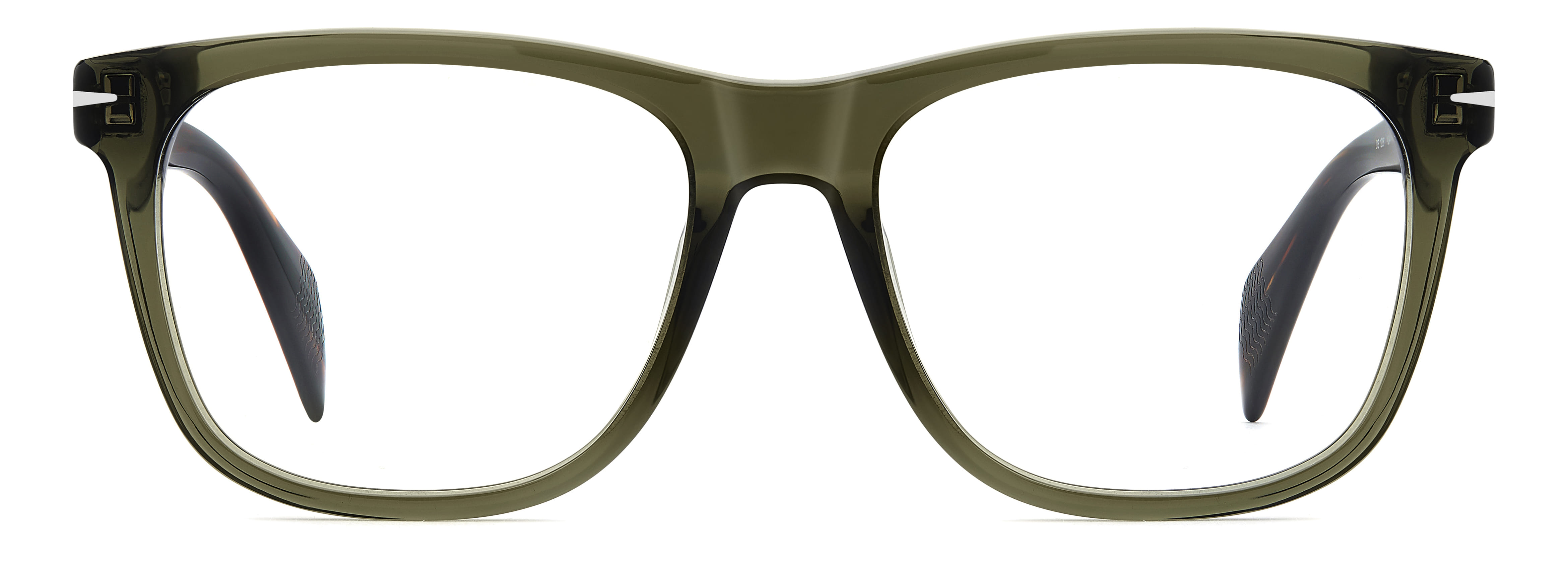 David Beckham DB 1208 Frame Olive Male Full Shell Frame — Olive frame — view 5