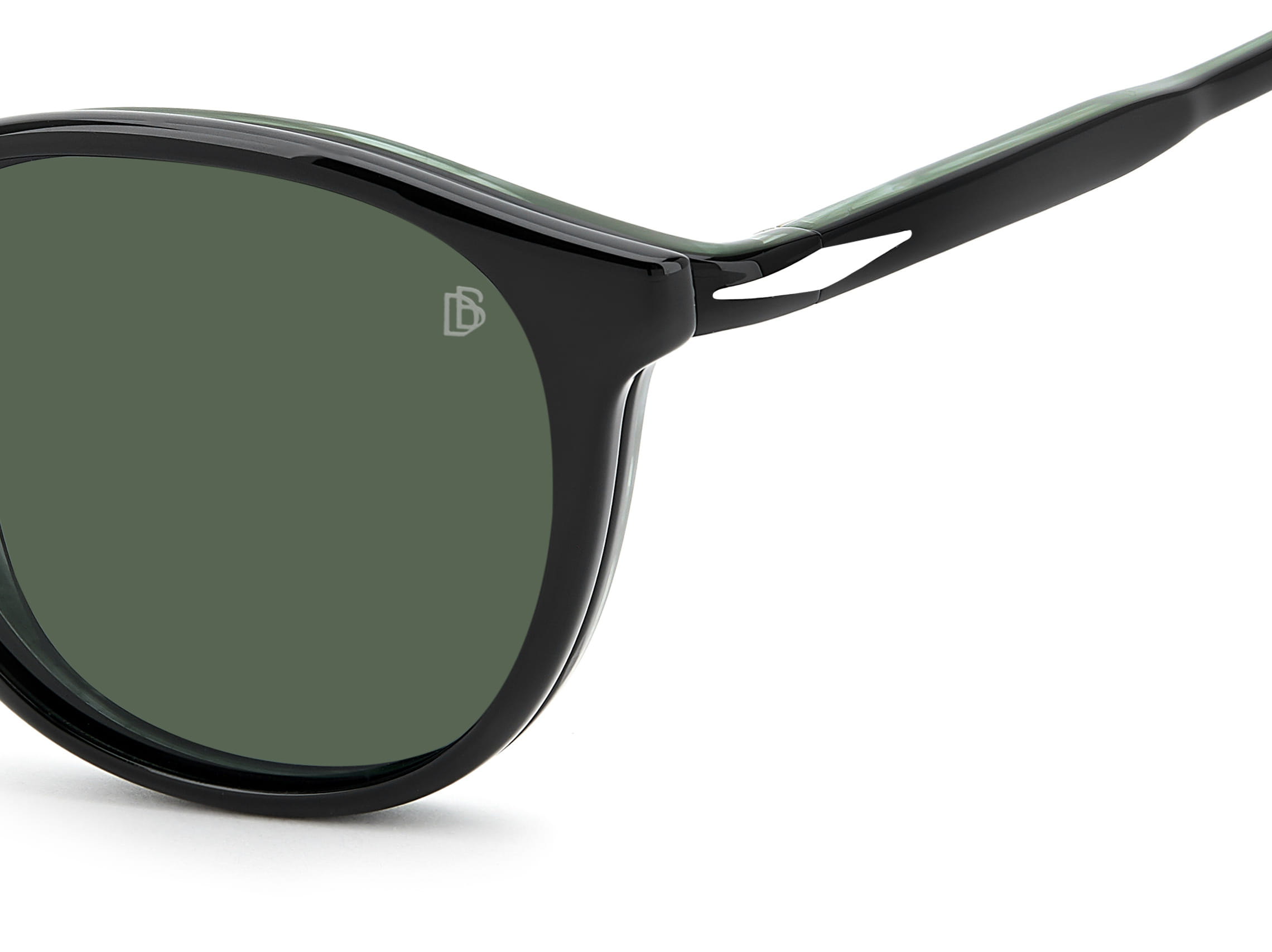 David Beckham DB 1018/C Frame Black Male Full Shell Frame — Black frame — view 3