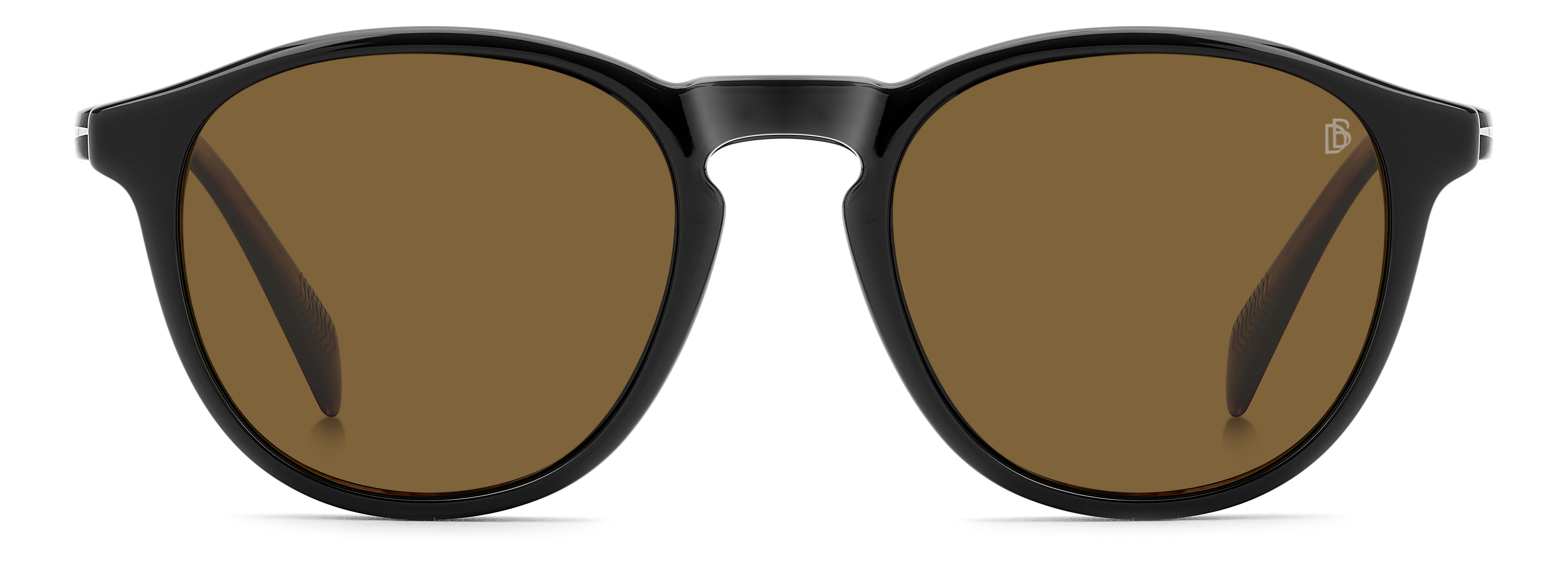 David Beckham DB 1018/C Frame Black Male Full Shell Frame — Black frame — view 2
