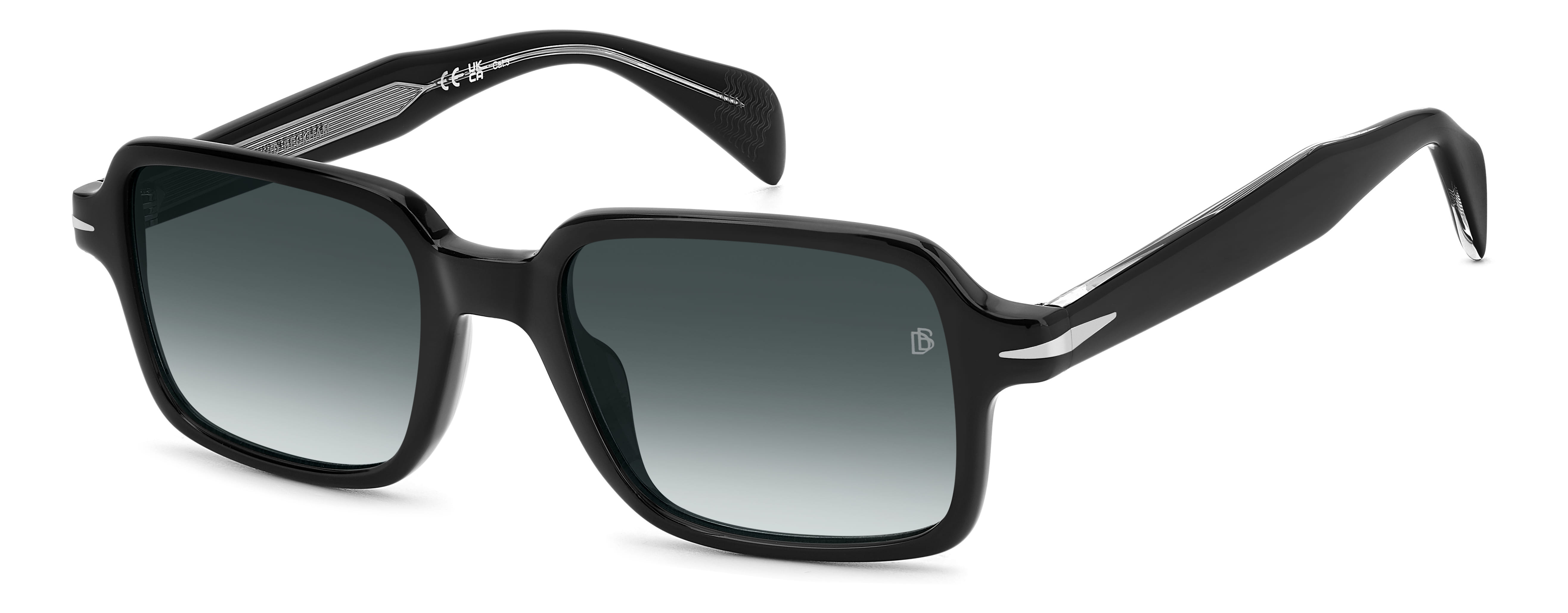 David Beckham DB 1179/S Sunglass Black Unisex Full Shell — Black frame