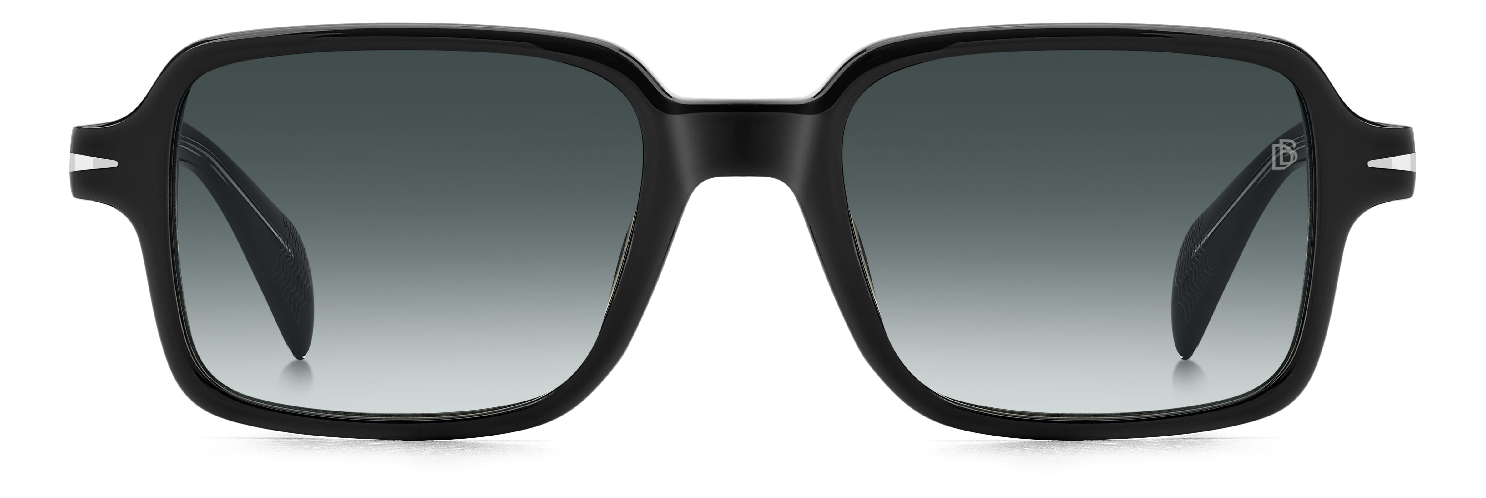 David Beckham DB 1179/S Sunglass Black Unisex Full Shell Sunglass — Black frame — view 2