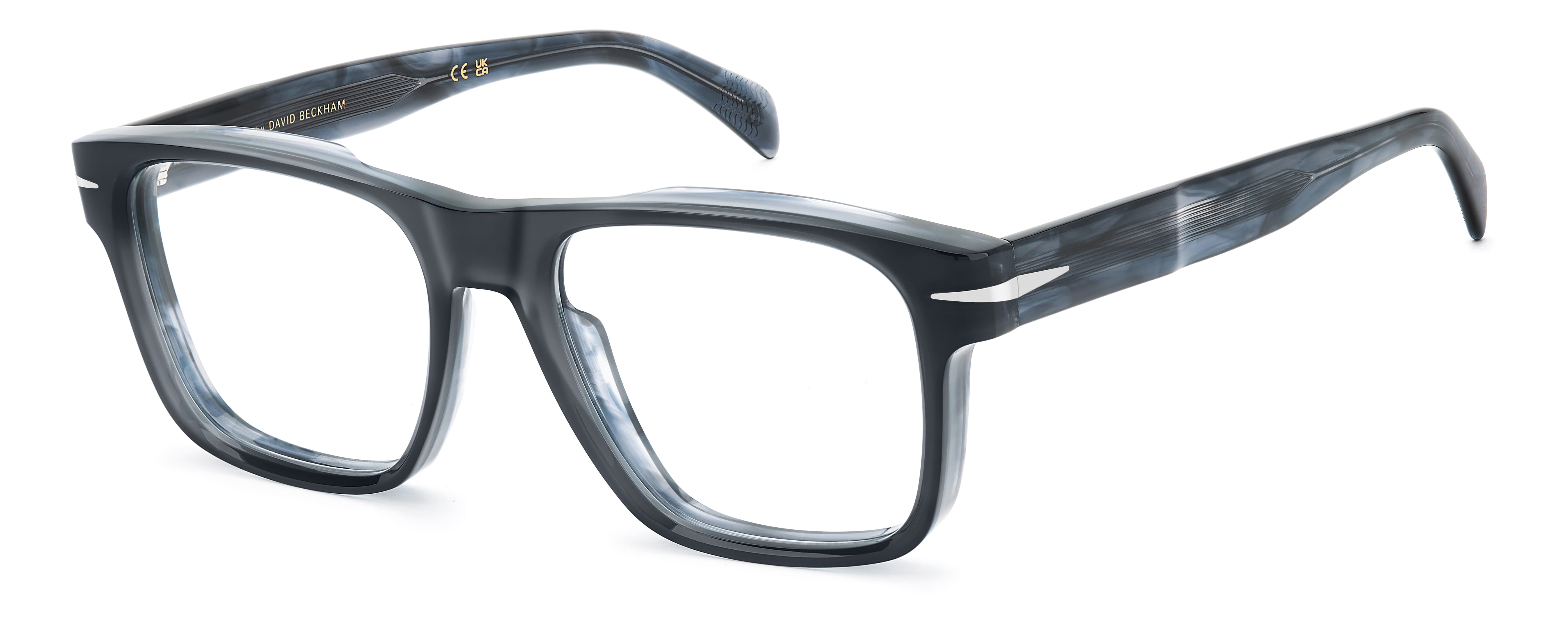 David Beckham DB 7020/CRAFTED Frame Blue Male Full Shell — Blue frame