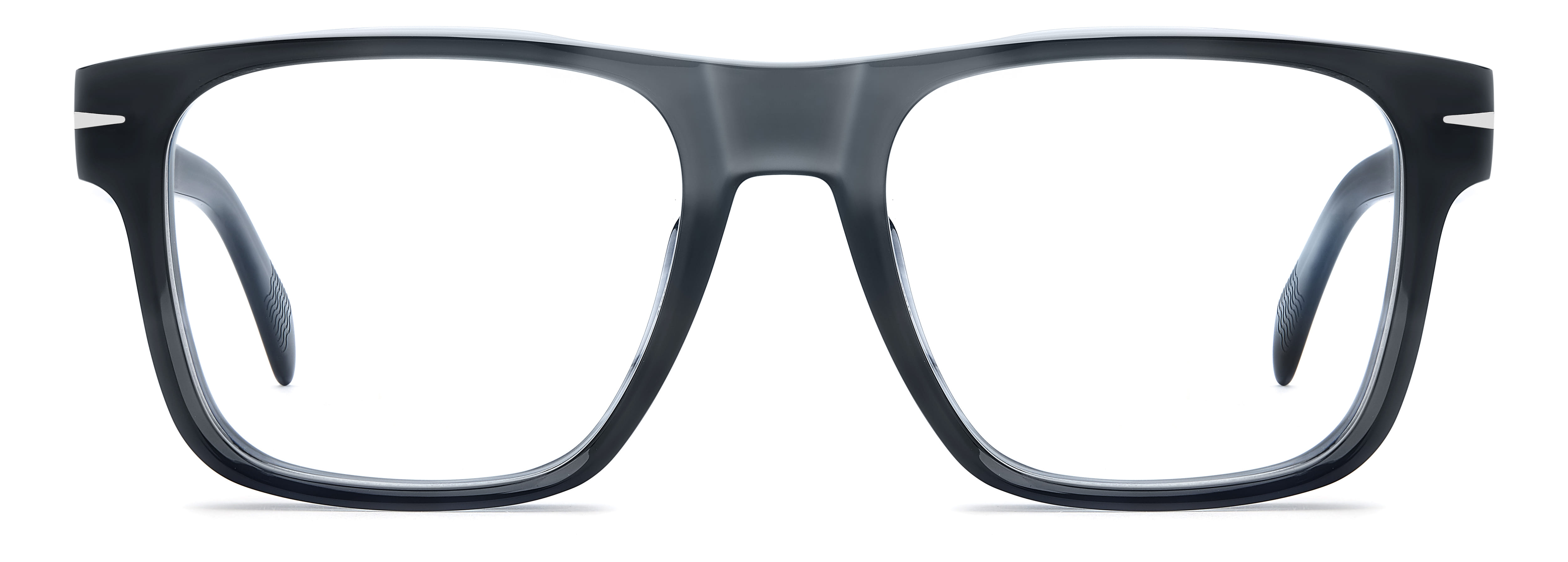 David Beckham DB 7020/CRAFTED Frame Blue Male Full Shell Frame — Blue frame — view 3