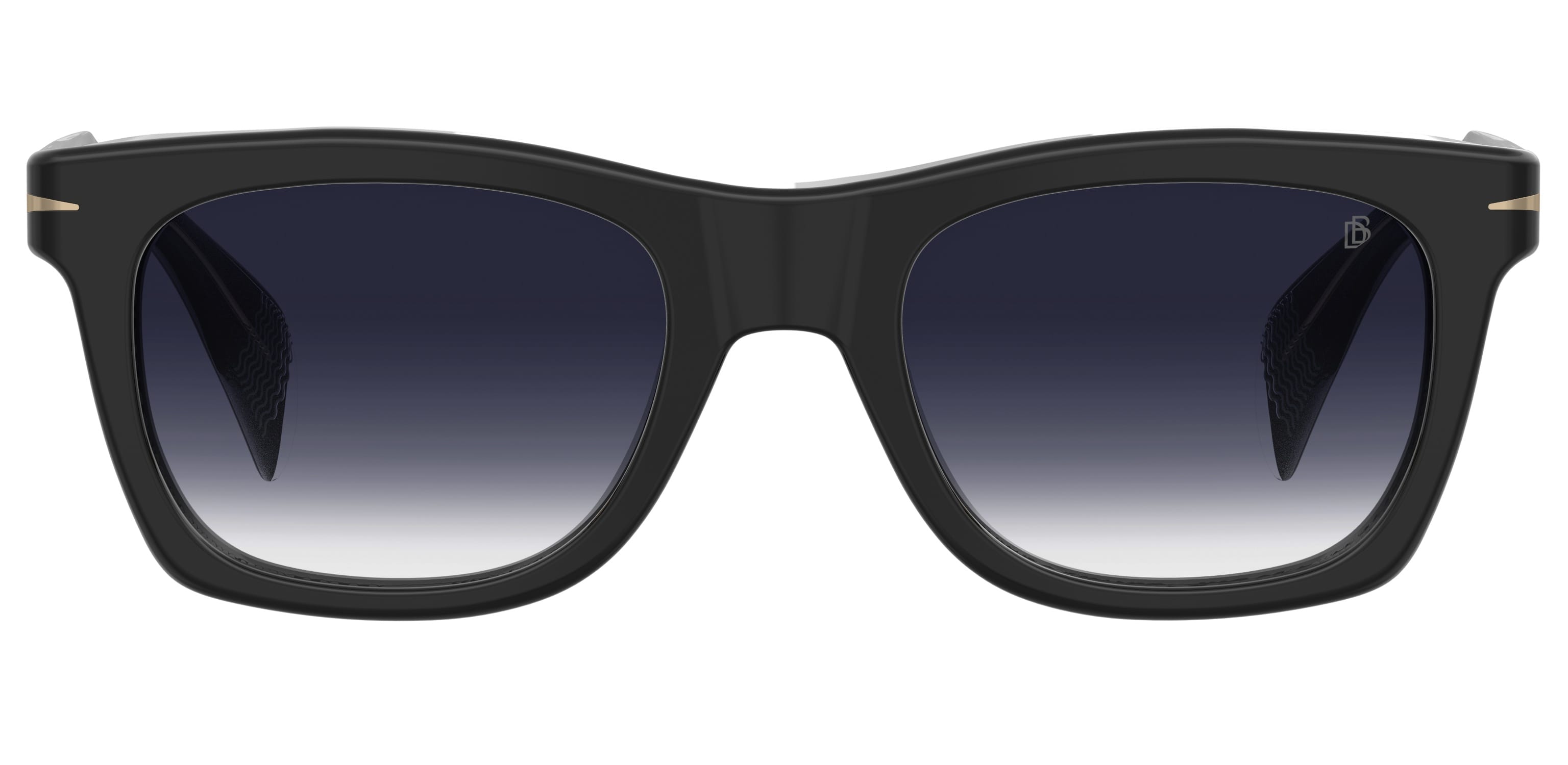 DAVID BECKHAM DB 1222/S 80708 CAT.3 DB 1222/S Sunglass Black Sunglass — Black frame — view 3