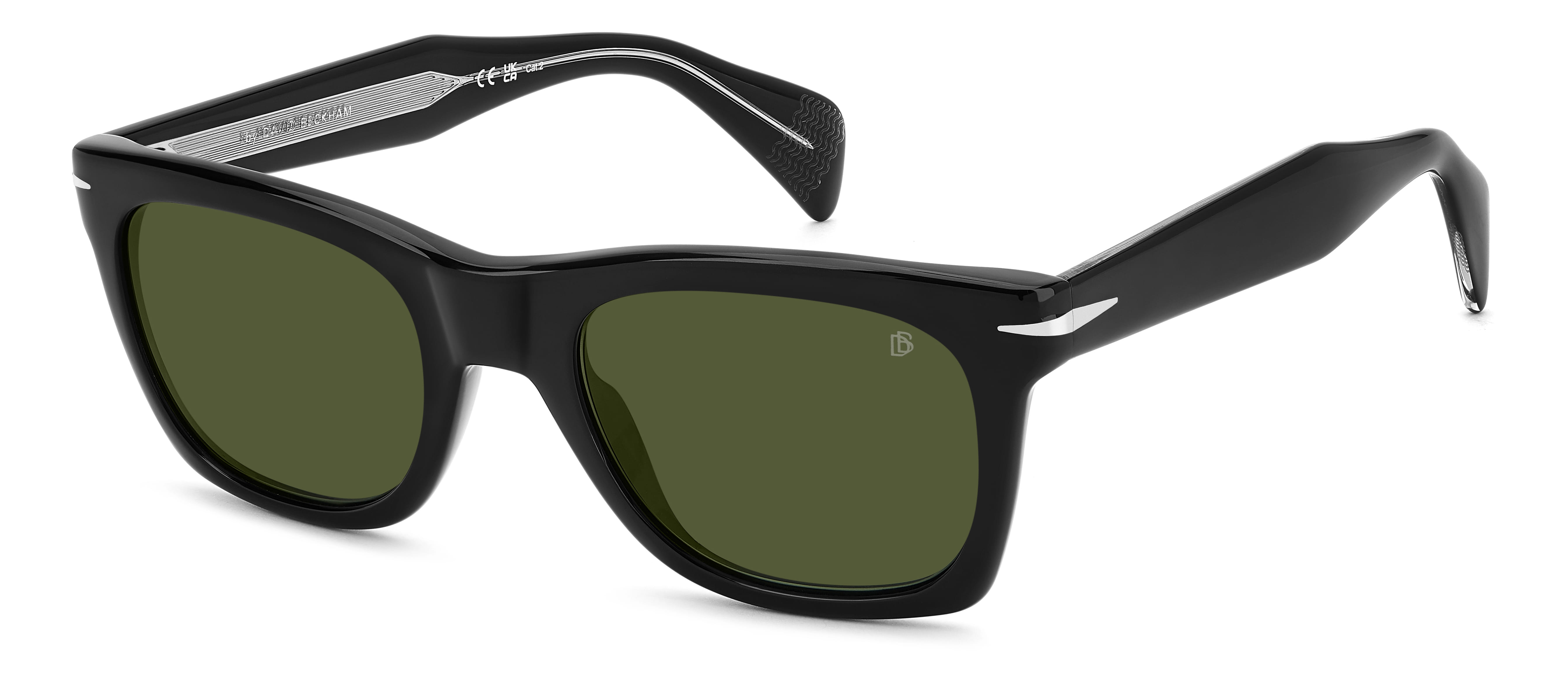 DAVID BECKHAM DB 1222/S 807QT CAT.2 DB 1222/S Sunglass Black — Black frame