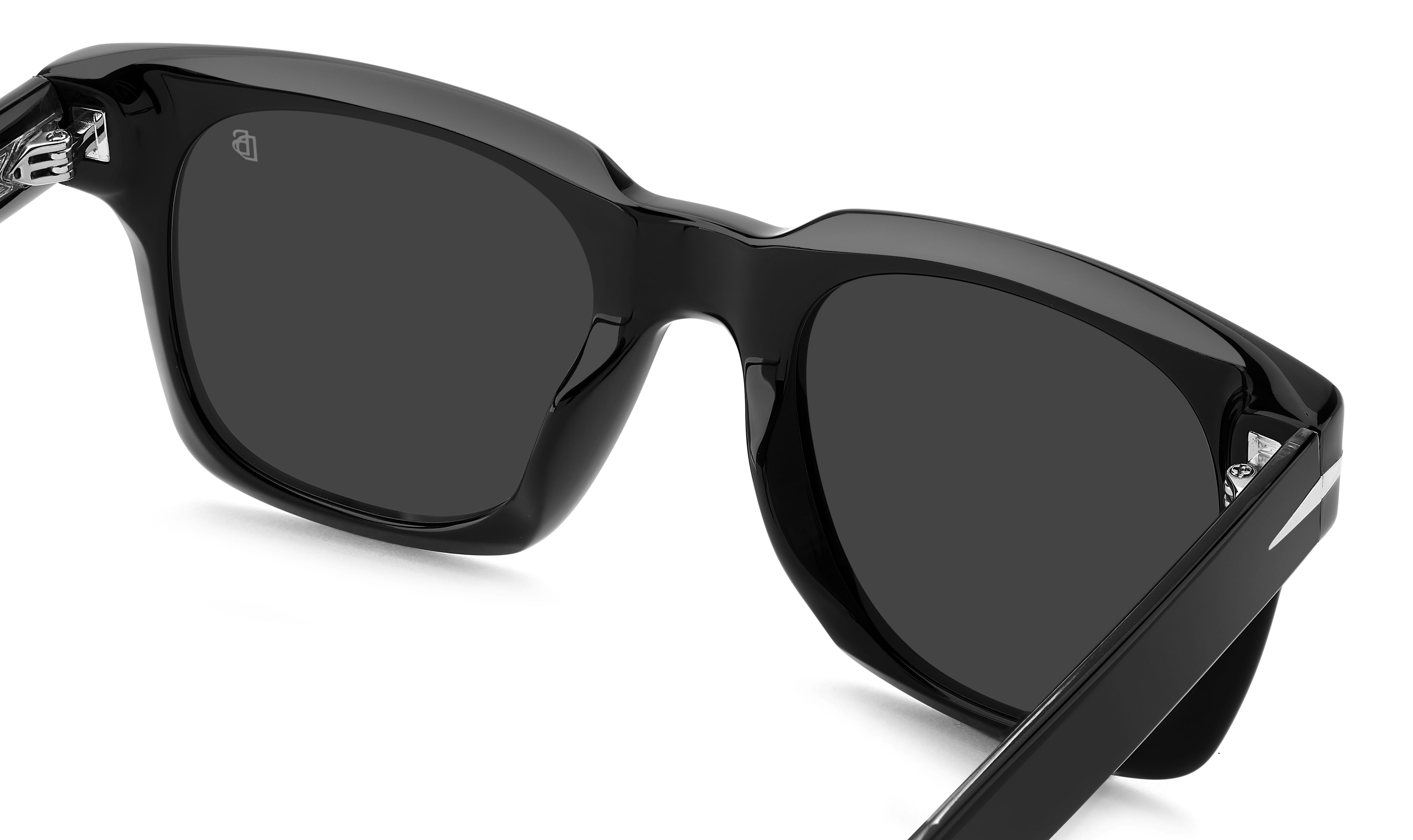DAVID BECKHAM DB 7160/S 807IR CAT.3 DB 7160/S Sunglass Black Sunglass — Black frame — view 4