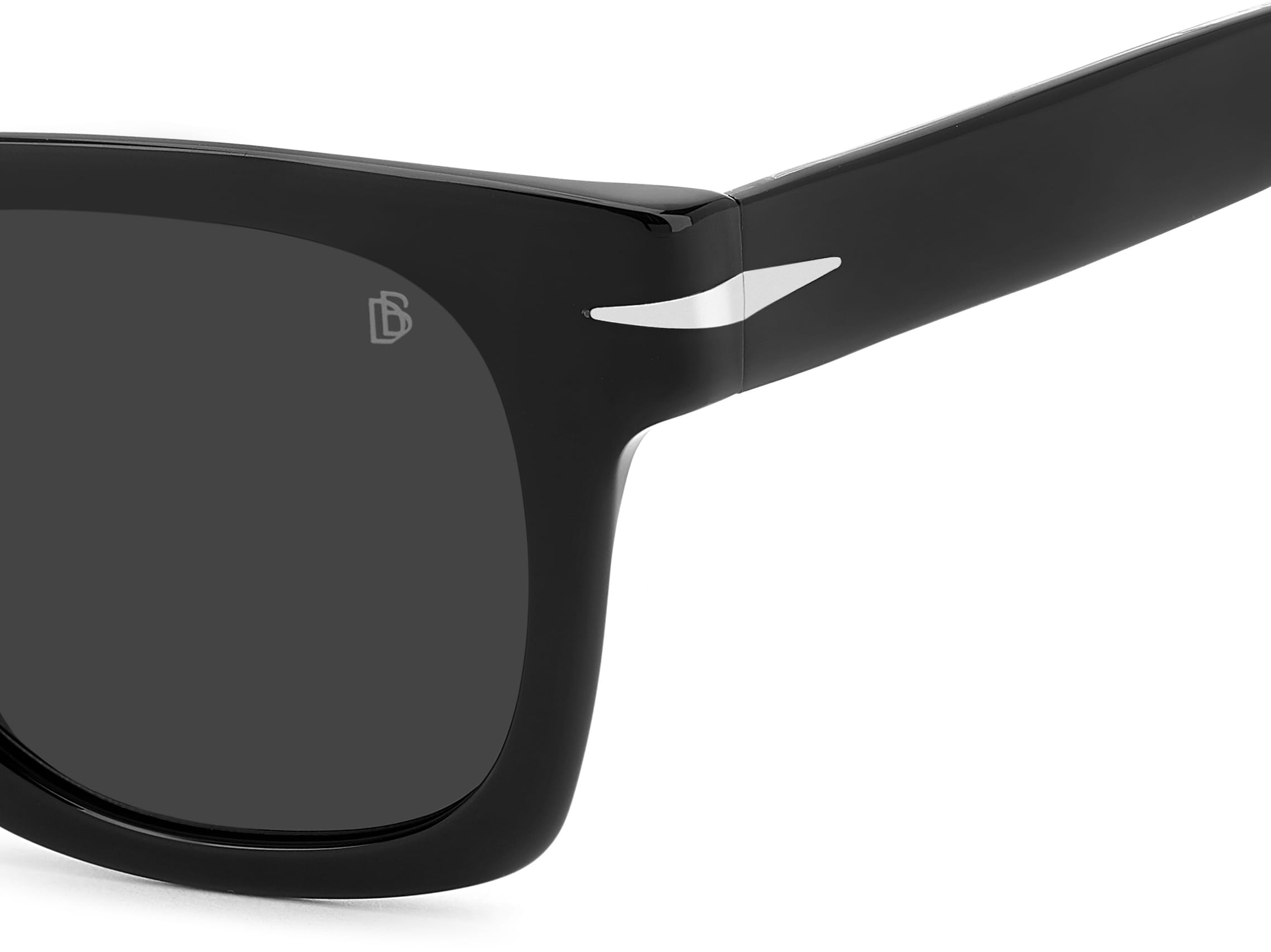DAVID BECKHAM DB 7160/S 807IR CAT.3 DB 7160/S Sunglass Black Sunglass — Black frame — view 5