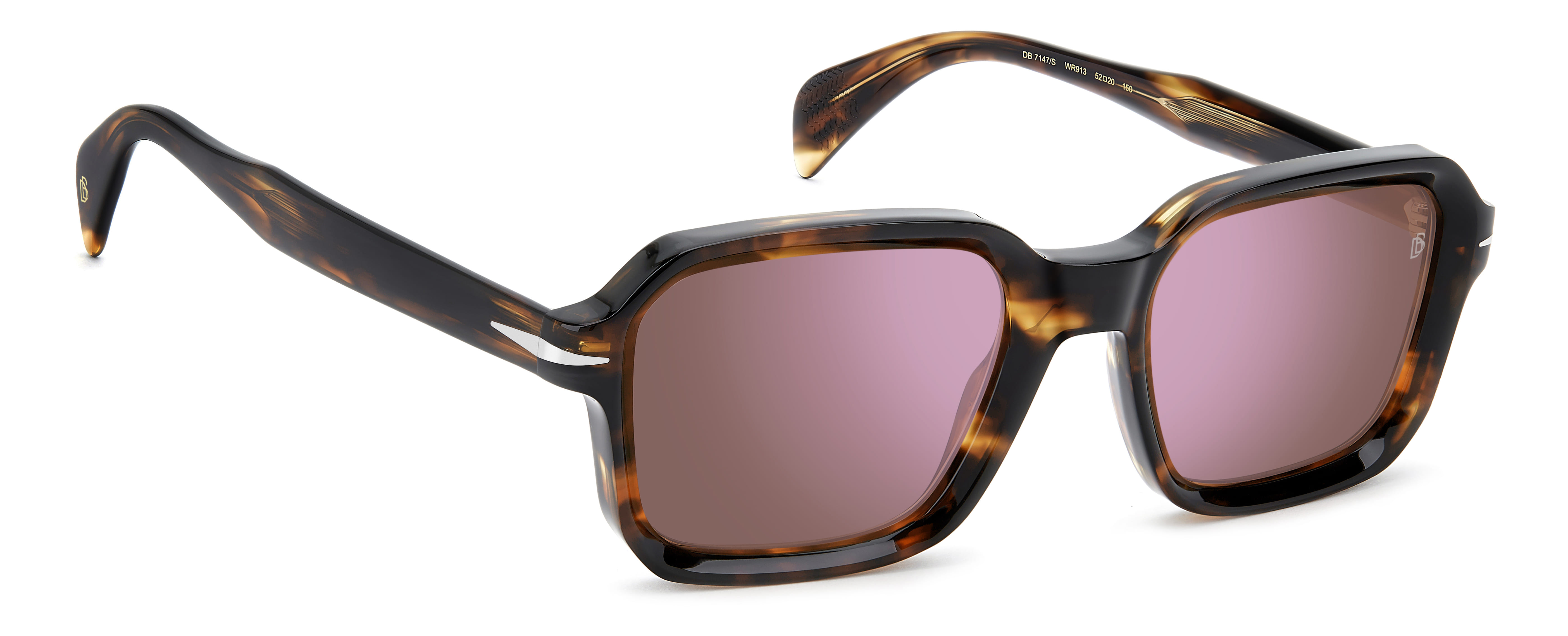 DAVID BECKHAM DB 7147/S WR913 CAT.2 DB 7147/S Sunglass Havan Sunglass — Havana frame — view 2