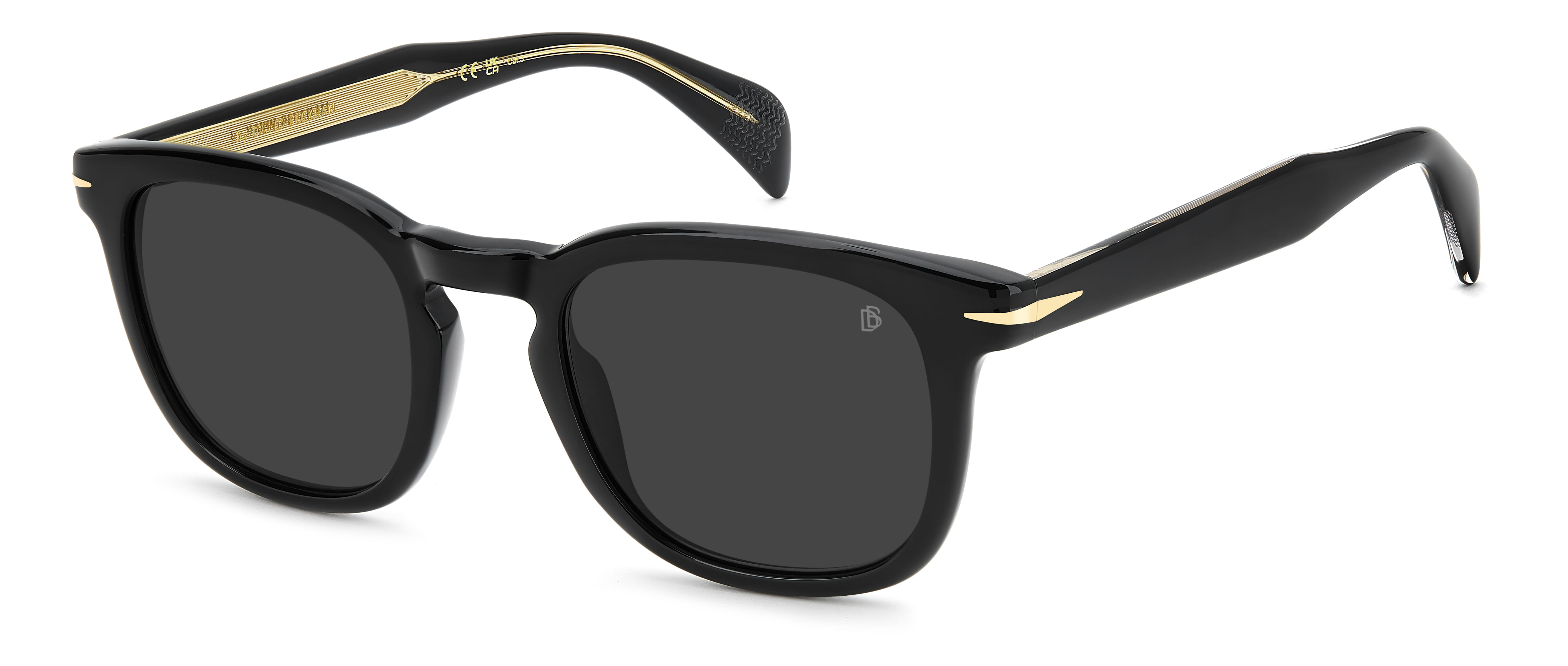 DAVID BECKHAM DB 1221/S 807IR CAT.3 DB 1221/S Sunglass Black — Black frame