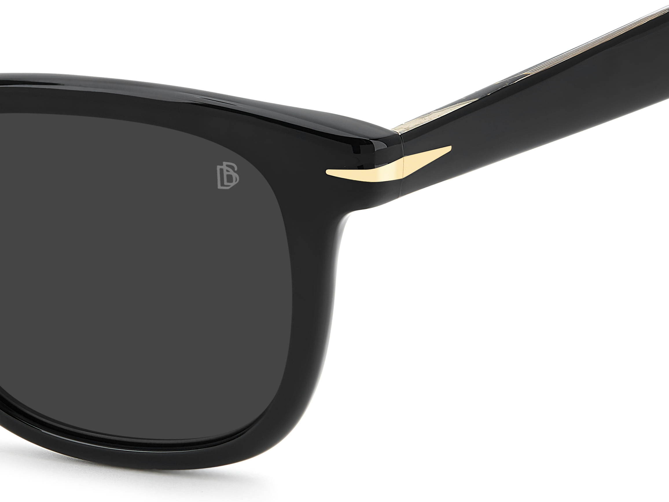 DAVID BECKHAM DB 1221/S 807IR CAT.3 DB 1221/S Sunglass Black Sunglass — Black frame — view 4